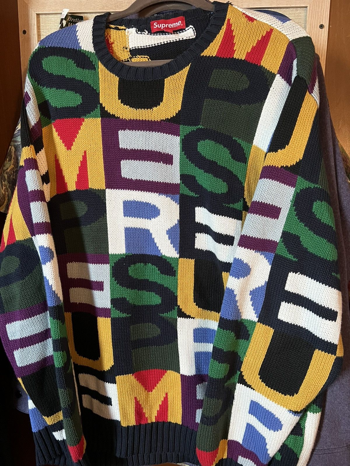 Supreme Supreme Big Letters Sweater | Grailed 