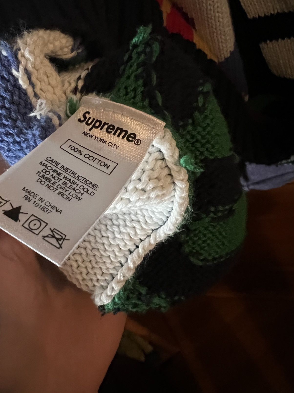 Supreme Supreme Big Letters Sweater Size US XL / EU 56 / 4 - 6 Thumbnail