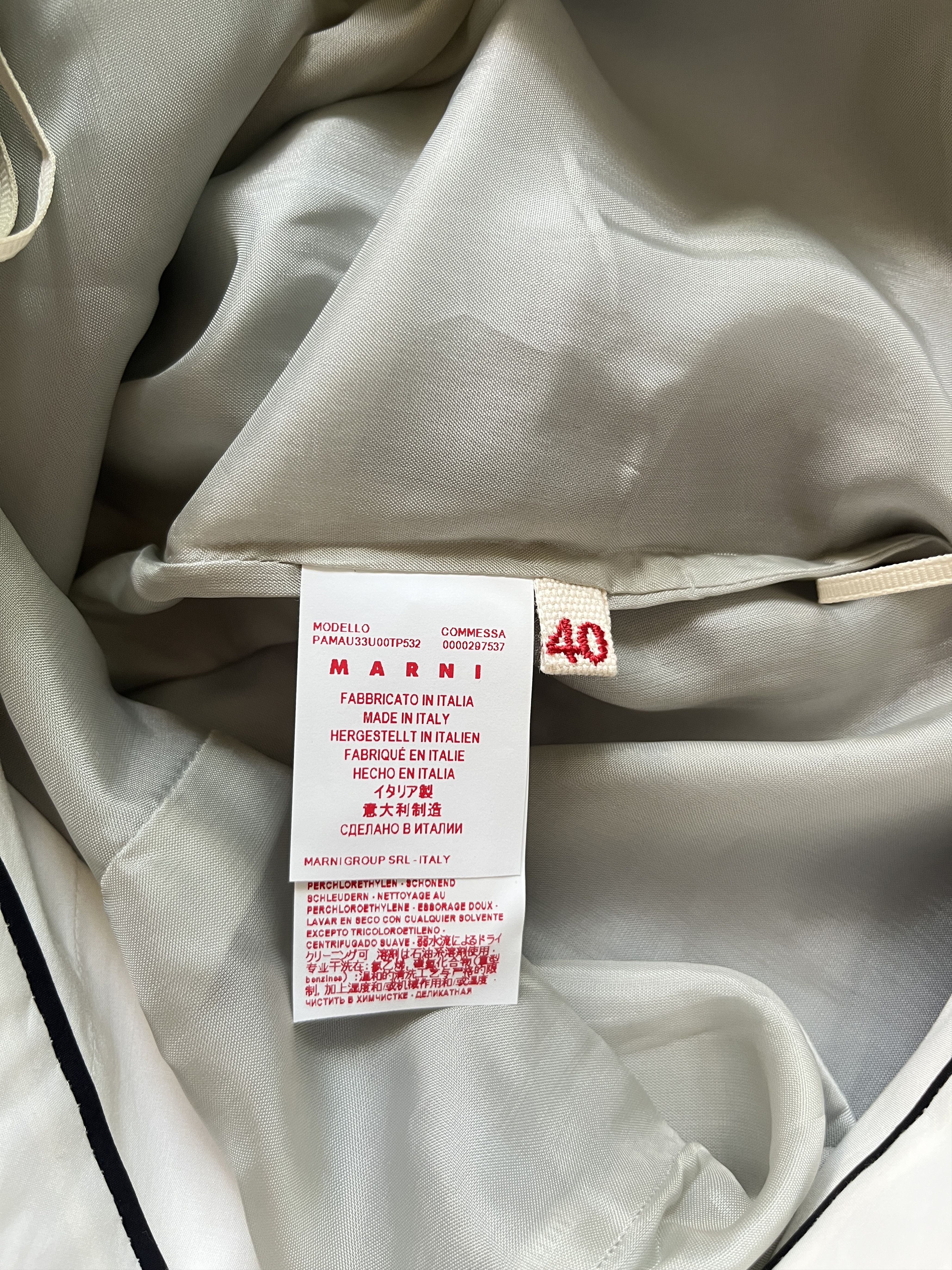 Marni ⚡️QUICK SALE⚡️Marni Pale Blue Silk/Polyester Trousers Pants Size 29" - 4 Thumbnail