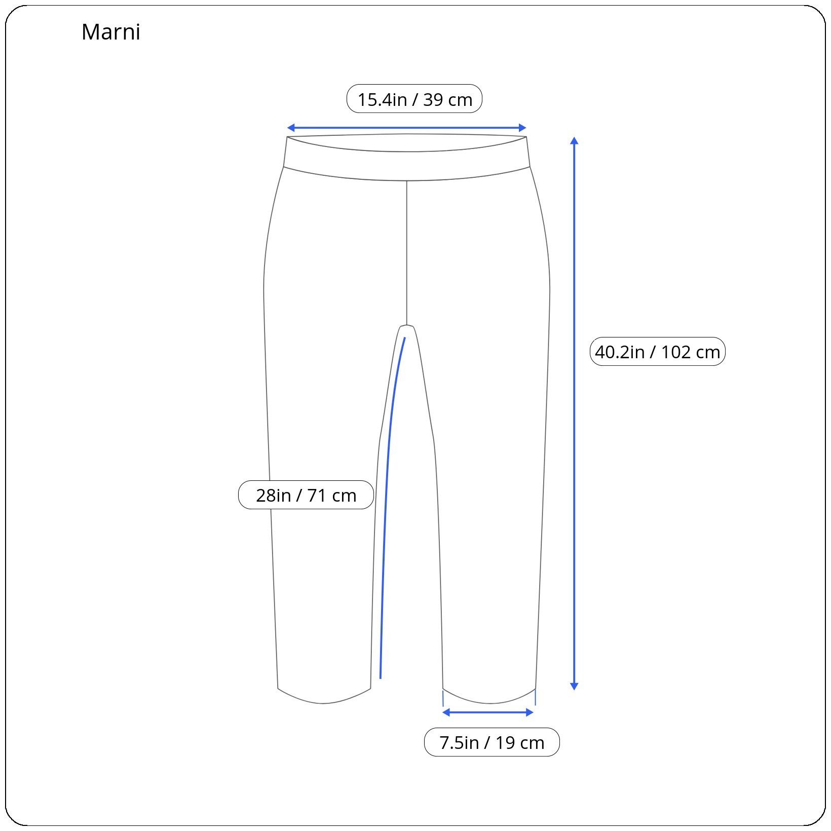 Marni ⚡️QUICK SALE⚡️Marni Pale Blue Silk/Polyester Trousers Pants Size 29" - 6 Thumbnail