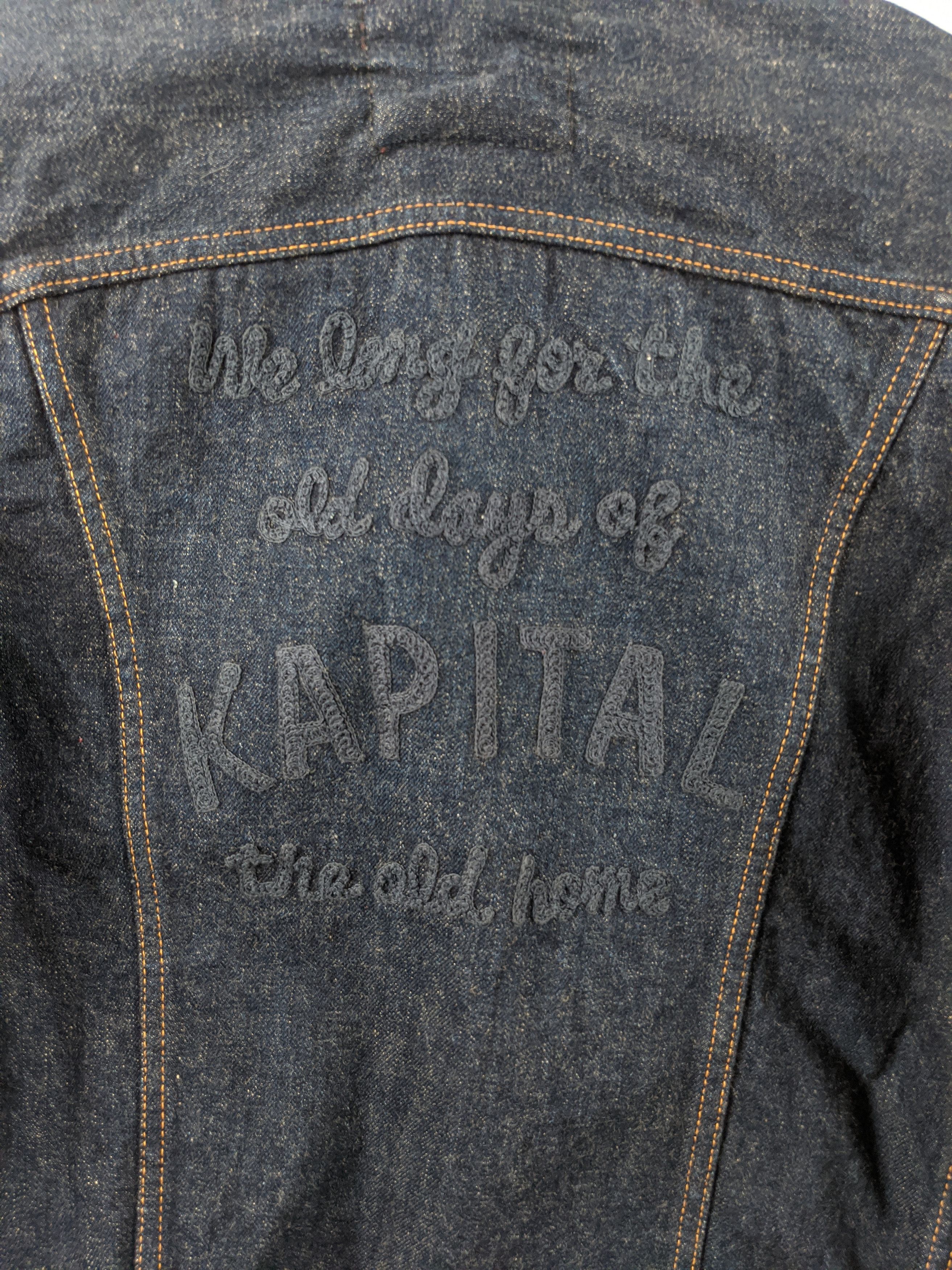Denime Denime Hysteric Kapital Buttonfly Jeans Jacket Size US S / EU 44-46 / 1 - 3 Thumbnail