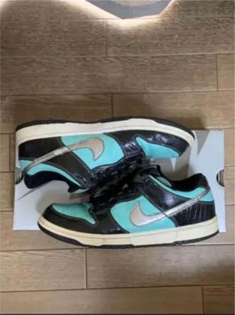 Nike Nike Dunk SB Low Diamond Supply Co. Aqua Blue Size US 9.5 / EU 42-43 - 14 Thumbnail