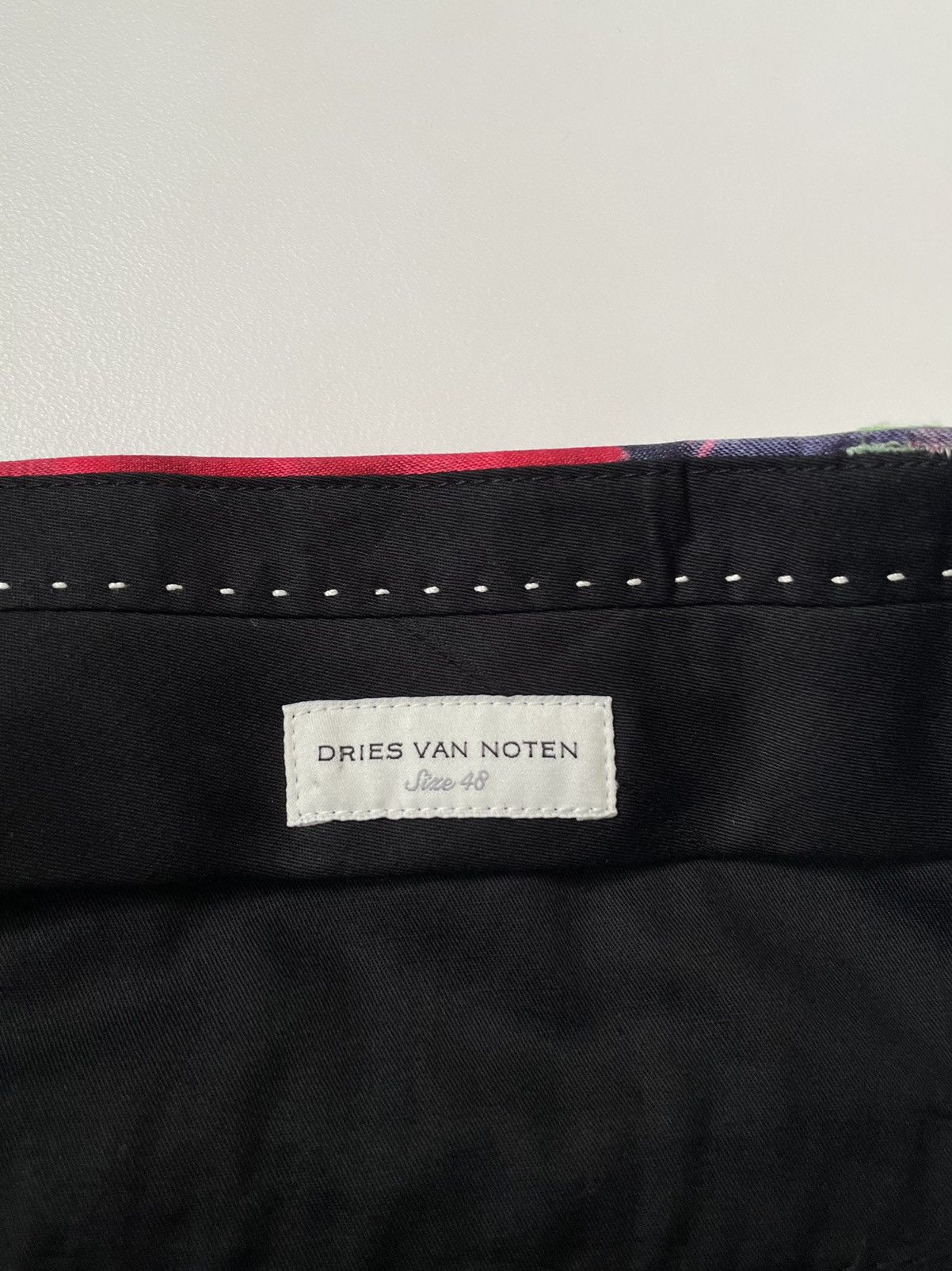 Dries Van Noten S/S 20 Neon Floral Print Satin Trousers Size US 32 / EU 48 - 3 Thumbnail