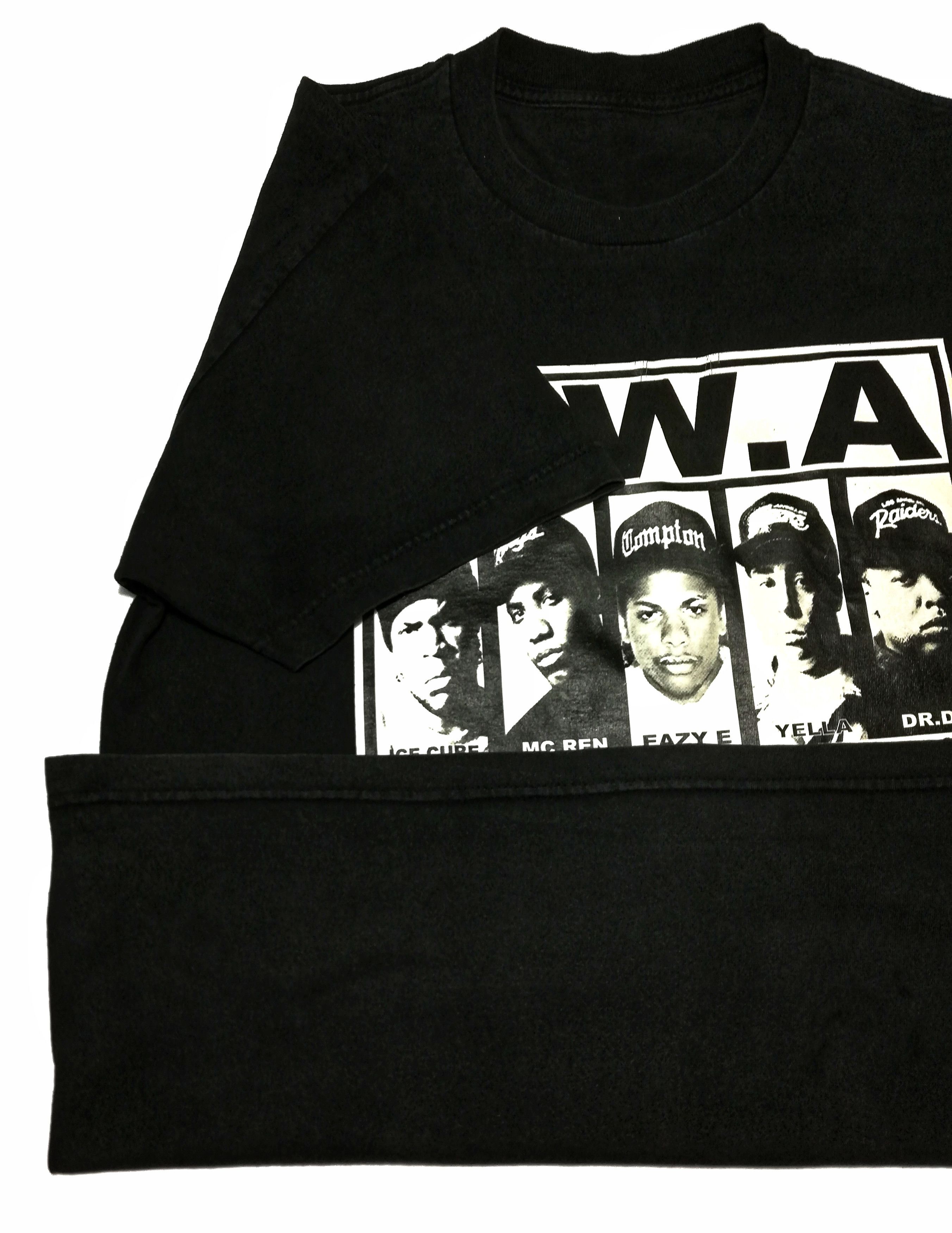 Band Tees × Rap Tees × Vintage 🔥90's Band Tees N.W.A Faded Black Hip Hop Tshirts Cotton🔥 Size US M / EU 48-50 / 2 - 2 Thumbnail