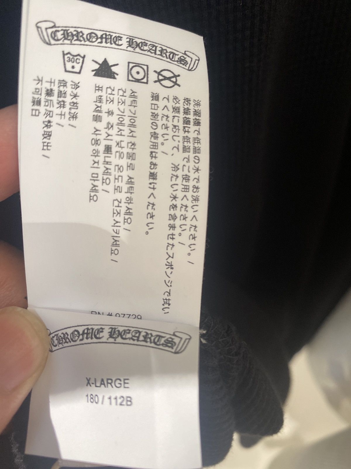 Chrome Hearts Chrome Hearts Waffle Triple Cross Long Sleeve Tee Size US M / EU 48-50 / 2 - 6 Thumbnail