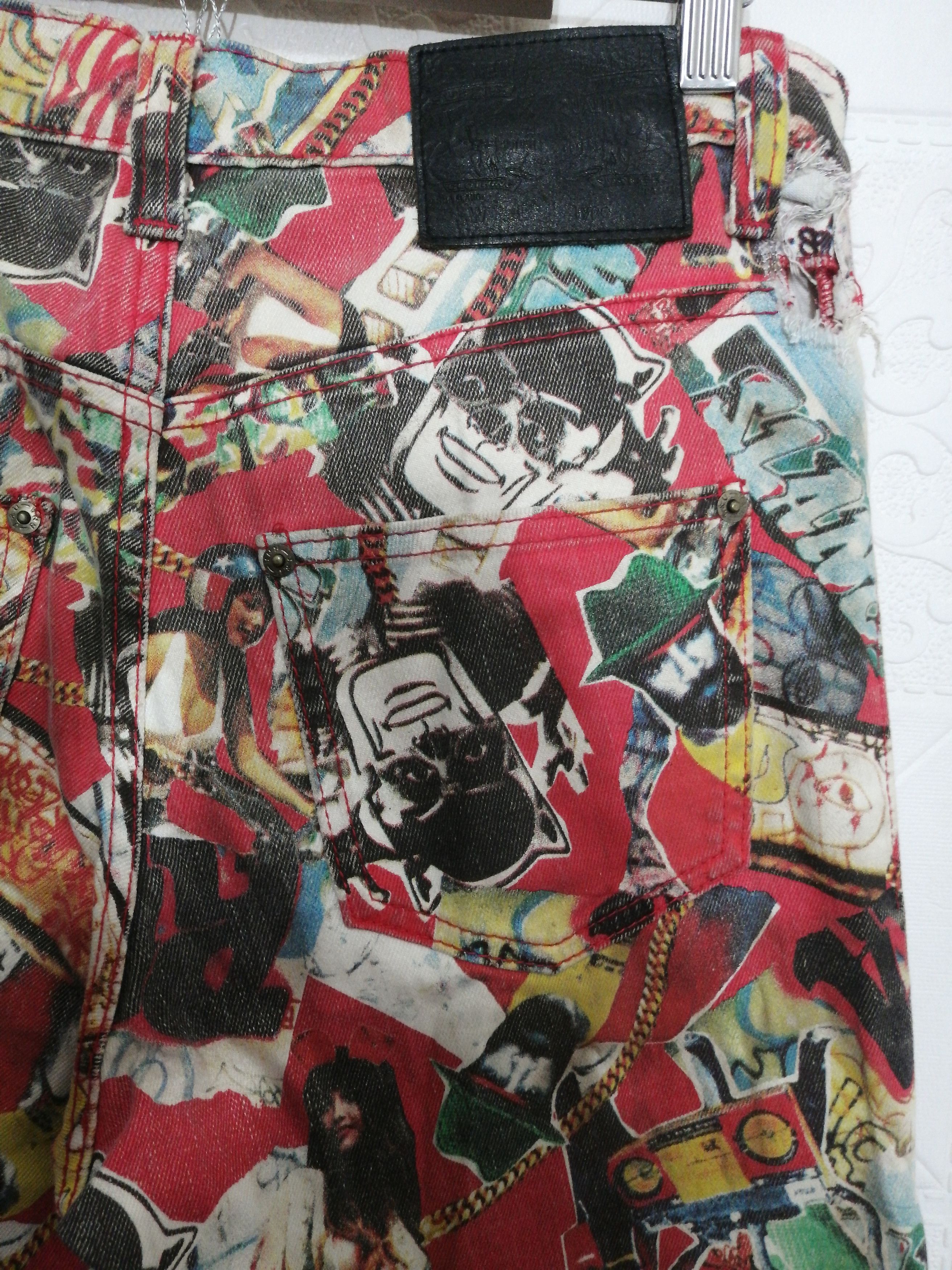 Other Rare RNA GRAFFITI ART JEANS Size US 31 - 13 Thumbnail
