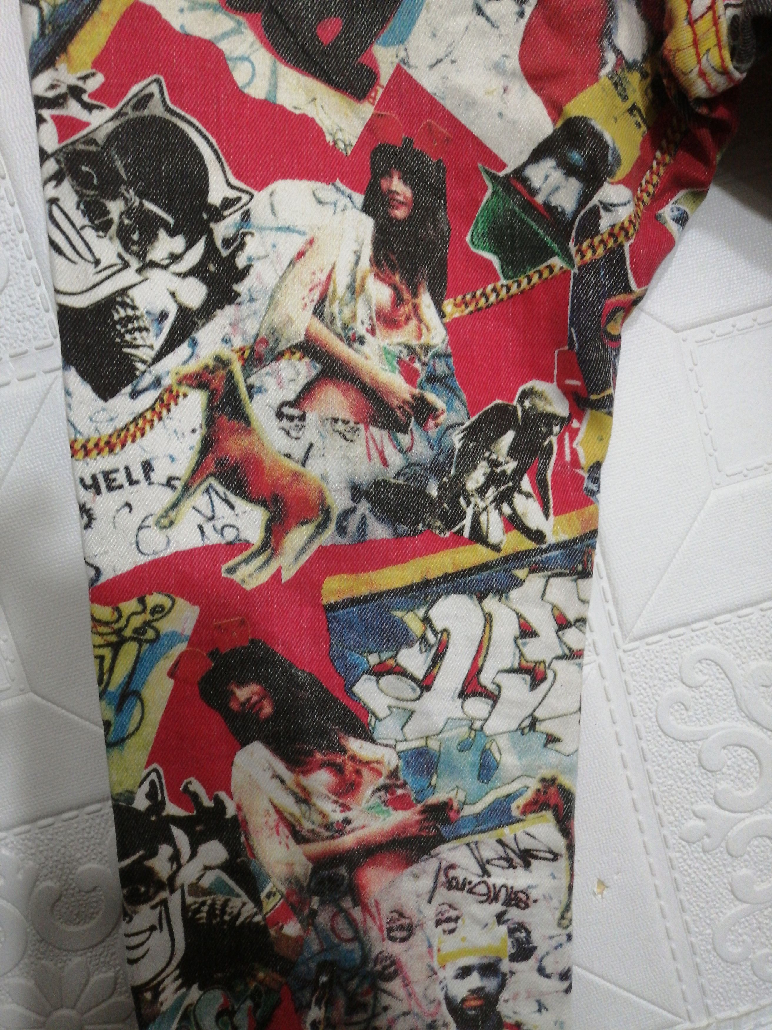 Other Rare RNA GRAFFITI ART JEANS Size US 31 - 14 Thumbnail