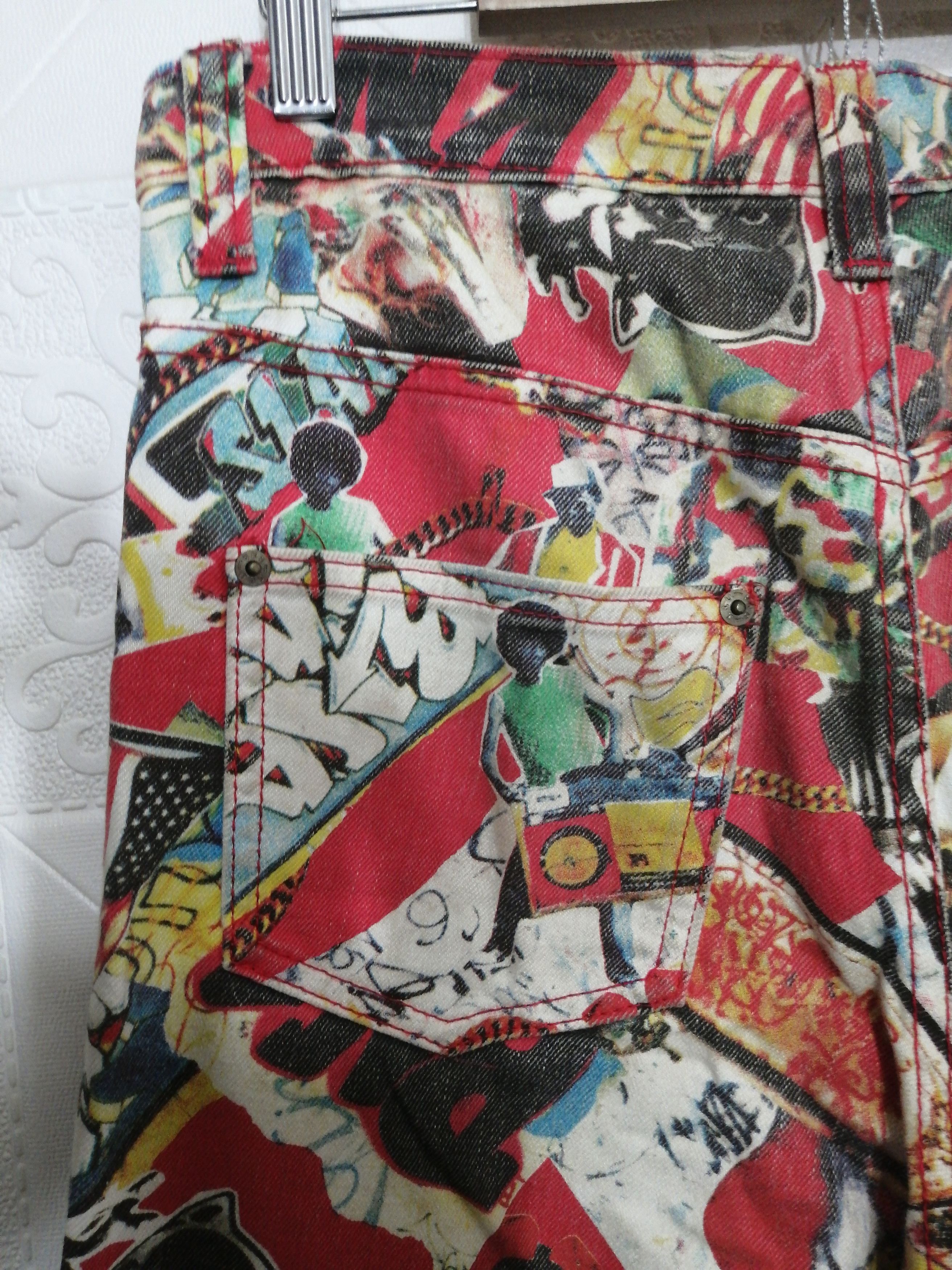 Other Rare RNA GRAFFITI ART JEANS Size US 31 - 12 Thumbnail