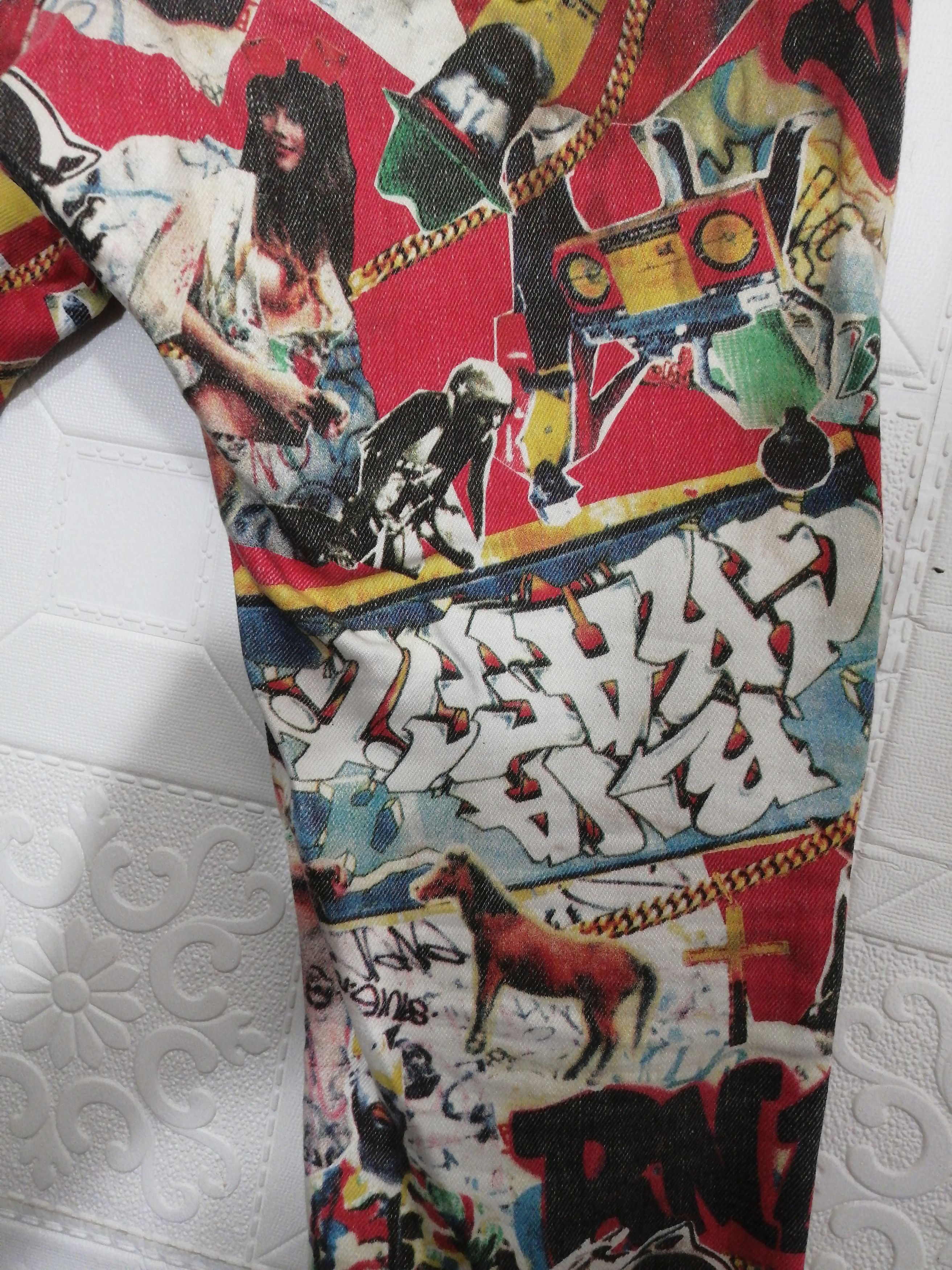 Other Rare RNA GRAFFITI ART JEANS Size US 31 - 16 Thumbnail