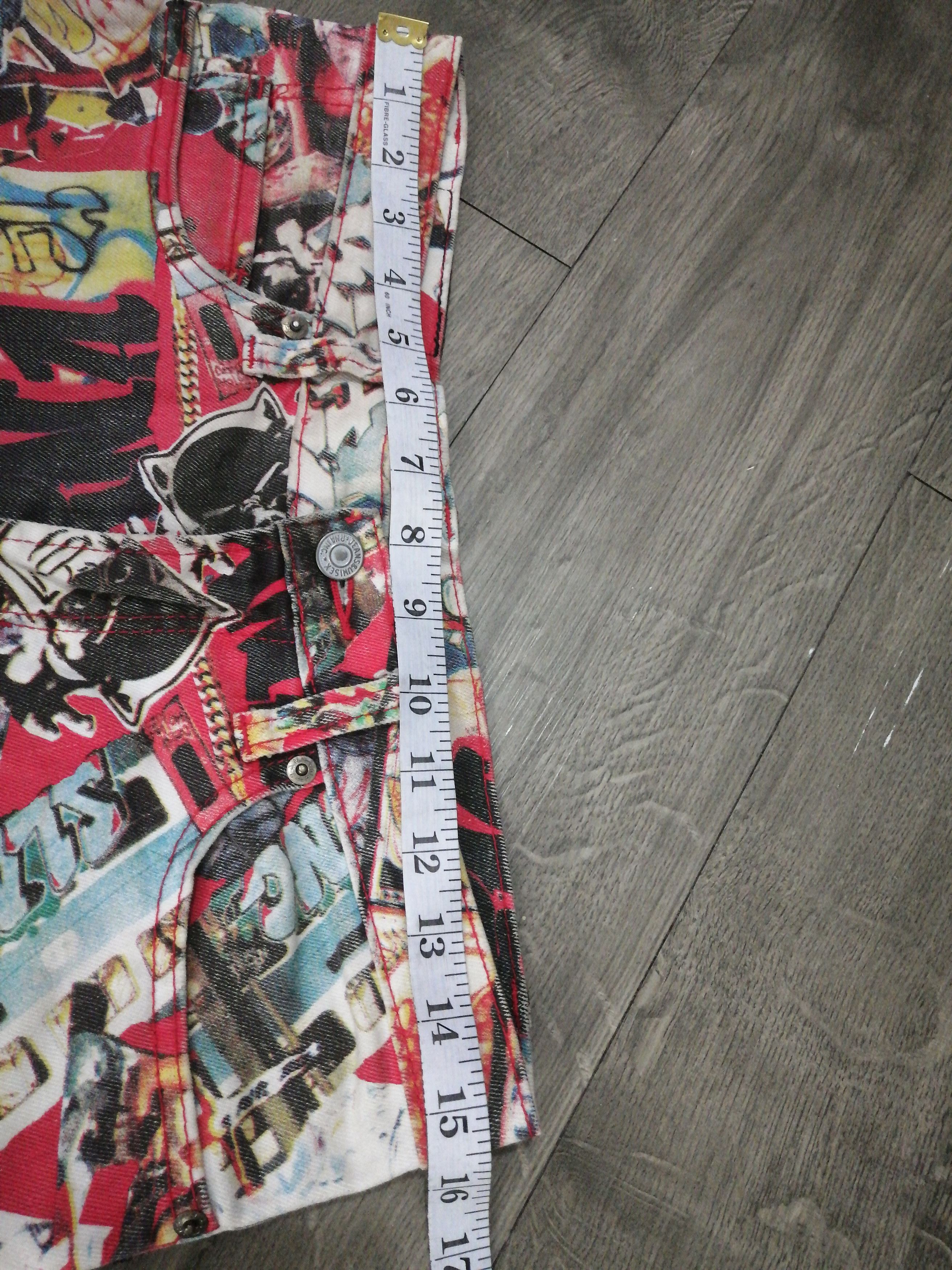 Other Rare RNA GRAFFITI ART JEANS Size US 31 - 24 Thumbnail