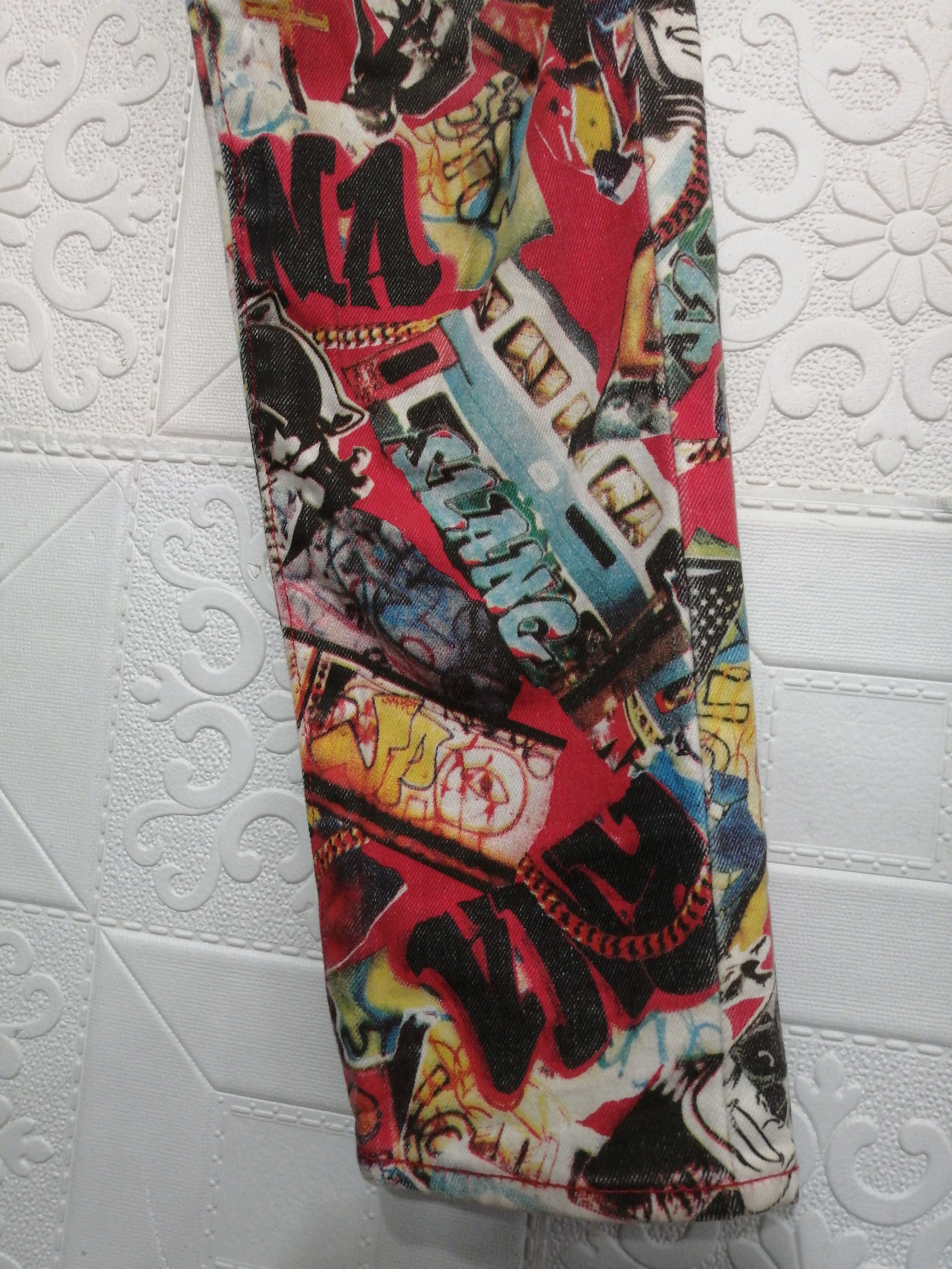 Other Rare RNA GRAFFITI ART JEANS Size US 31 - 5 Thumbnail