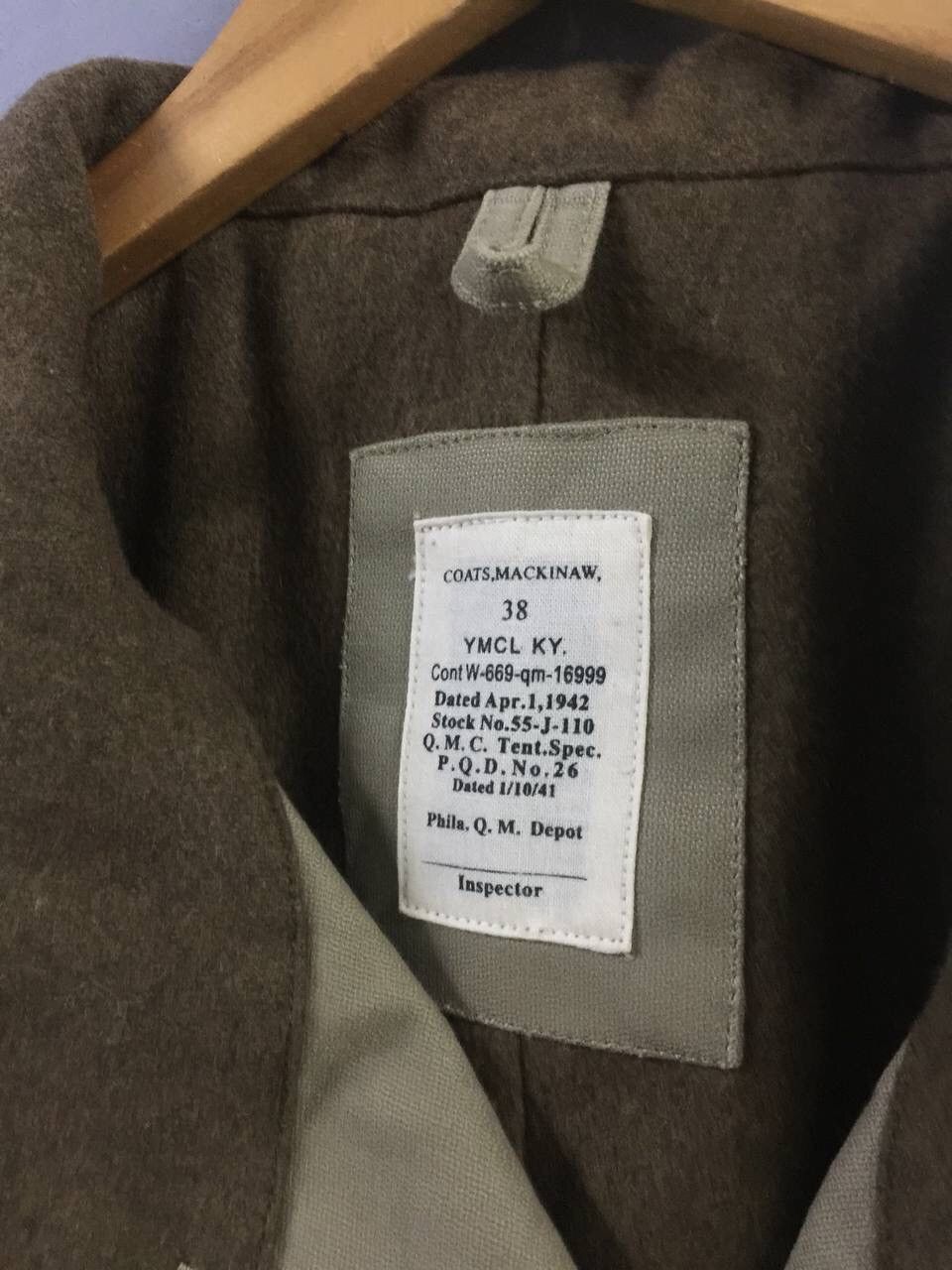 The Real McCoy's Coats Mackinaw By YMCL KY Size US M / EU 48-50 / 2 - 10 Thumbnail