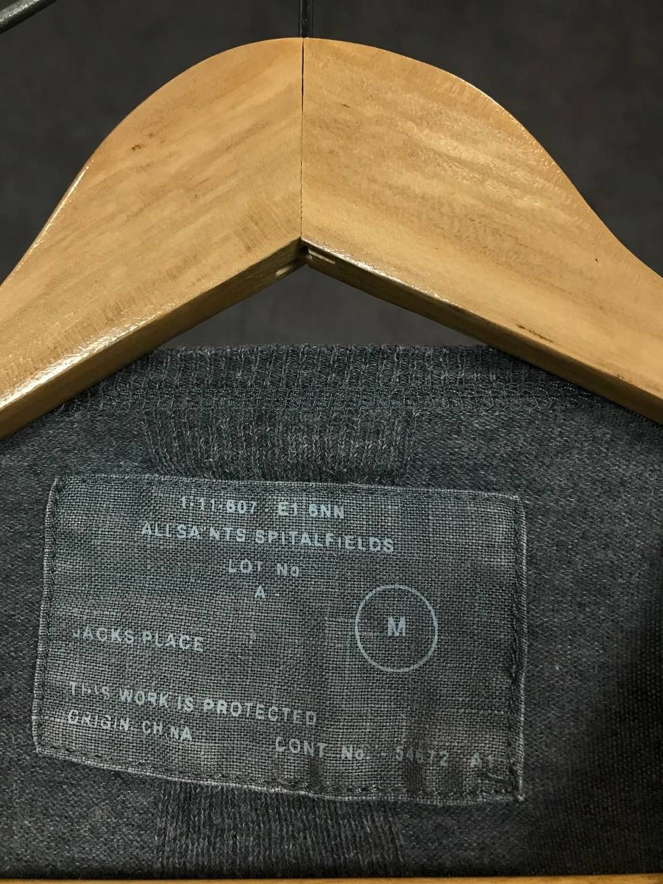 Allsaints Allsaints luxury streetwear vintage 3/4 longsleeve Size US M / EU 48-50 / 2 - 3 Thumbnail