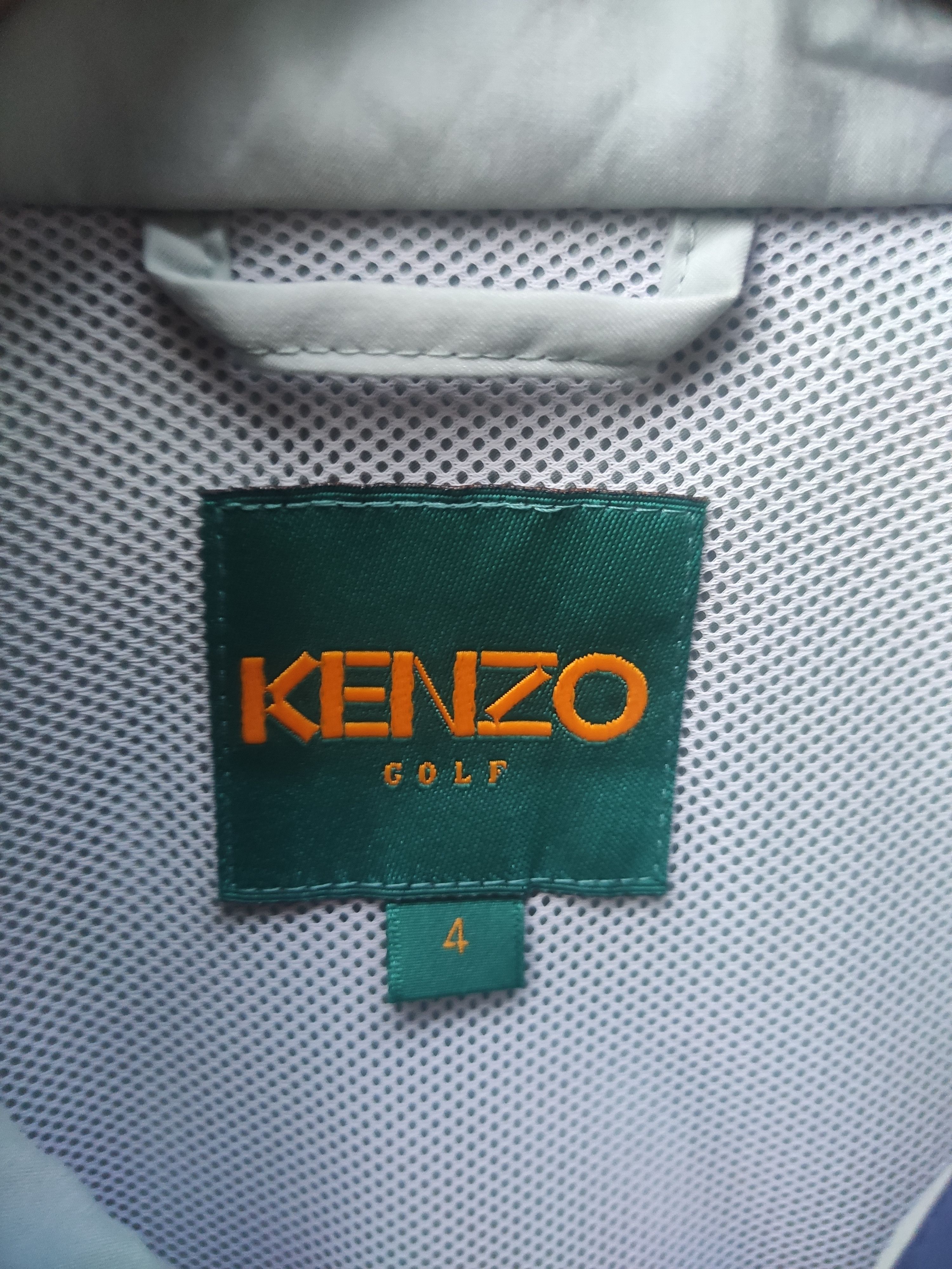 Kenzo Kenzo Golf jacket turquoise Size US L / EU 52-54 / 3 - 6 Thumbnail