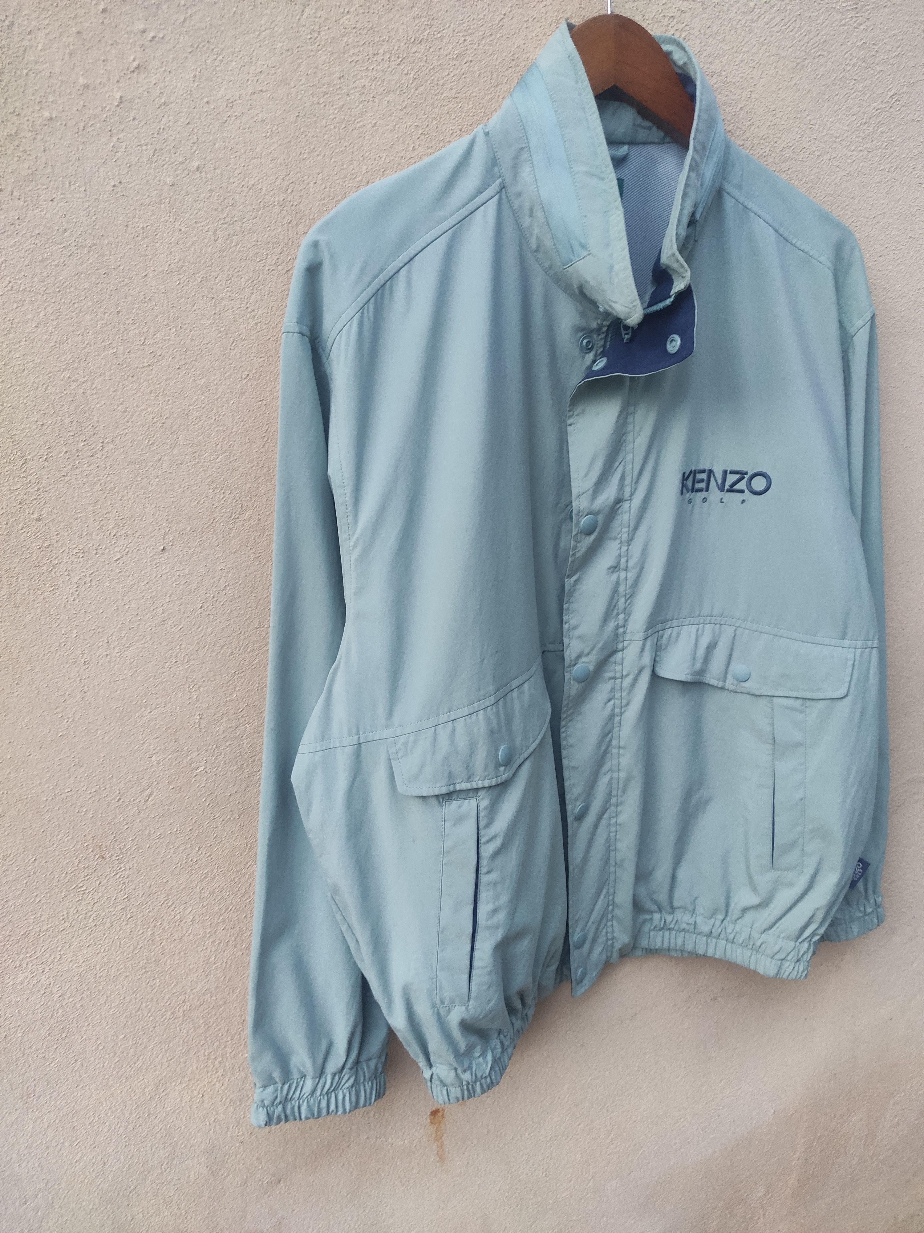 Kenzo Kenzo Golf jacket turquoise Size US L / EU 52-54 / 3 - 4 Thumbnail