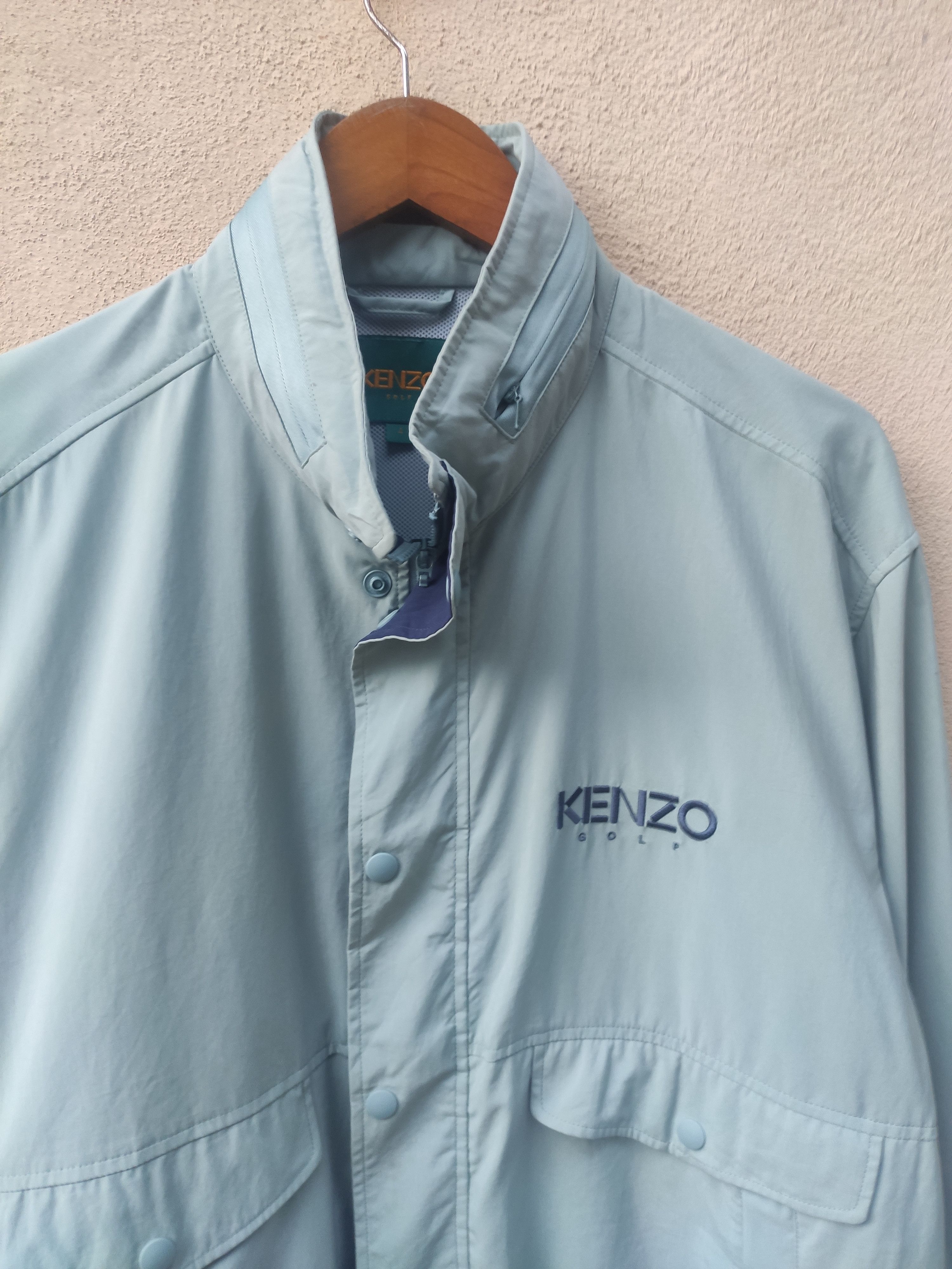 Kenzo Kenzo Golf jacket turquoise Size US L / EU 52-54 / 3 - 2 Thumbnail