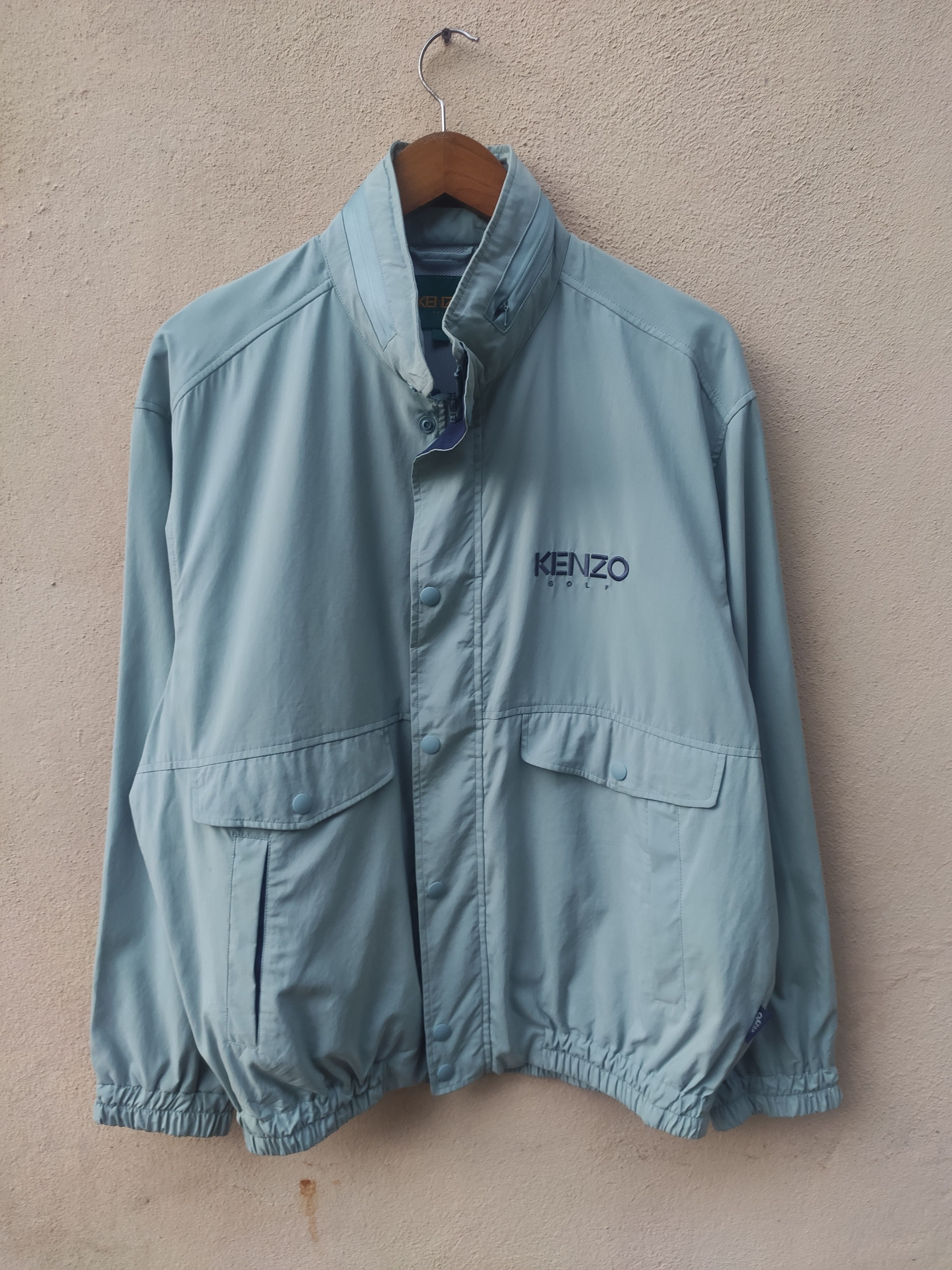 Kenzo Kenzo Golf jacket turquoise Size US L / EU 52-54 / 3 - 1 Thumbnail
