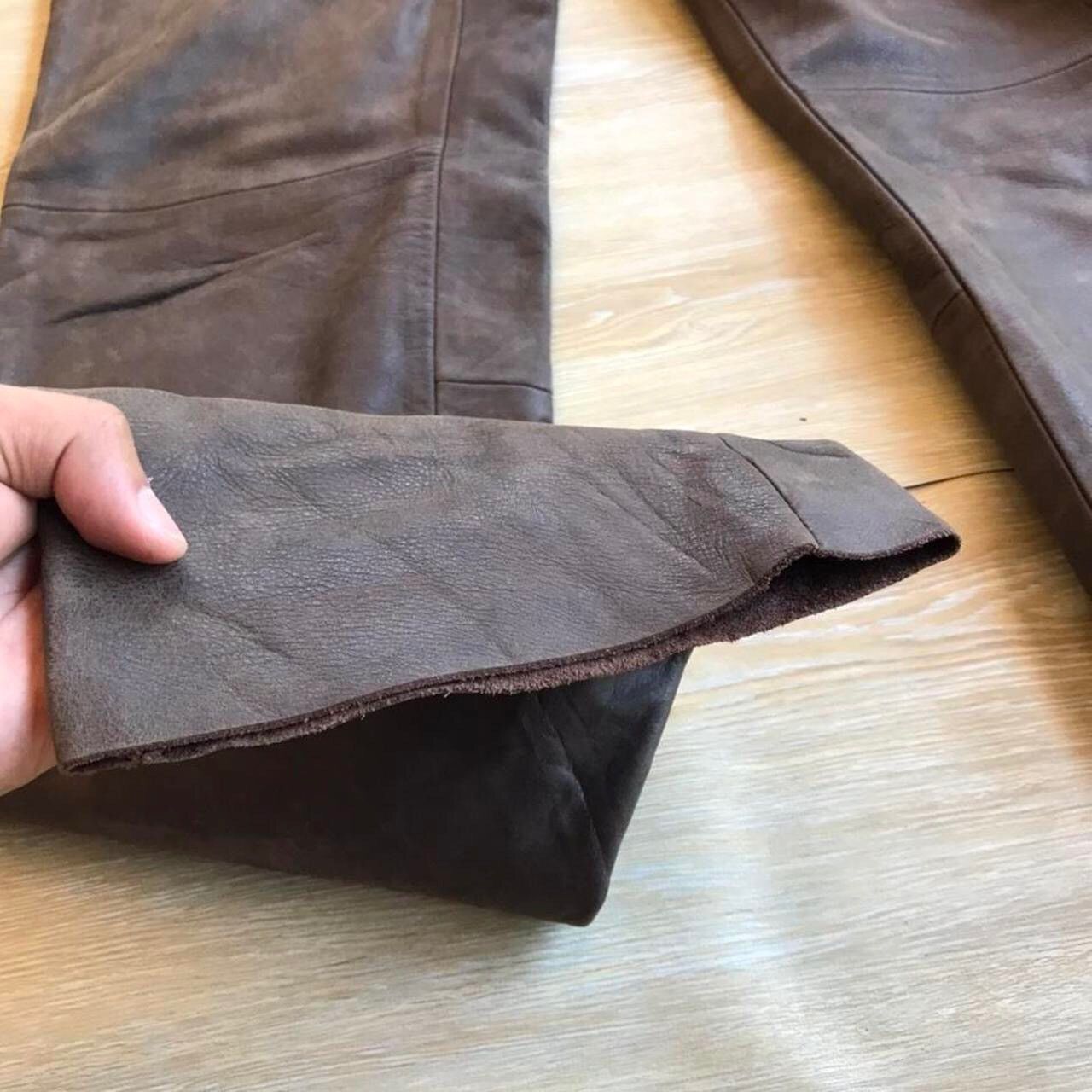 Japanese Brand Rare Vintage 90s Reza Duro Leather Pants Size US 34 / EU 50 - 6 Thumbnail