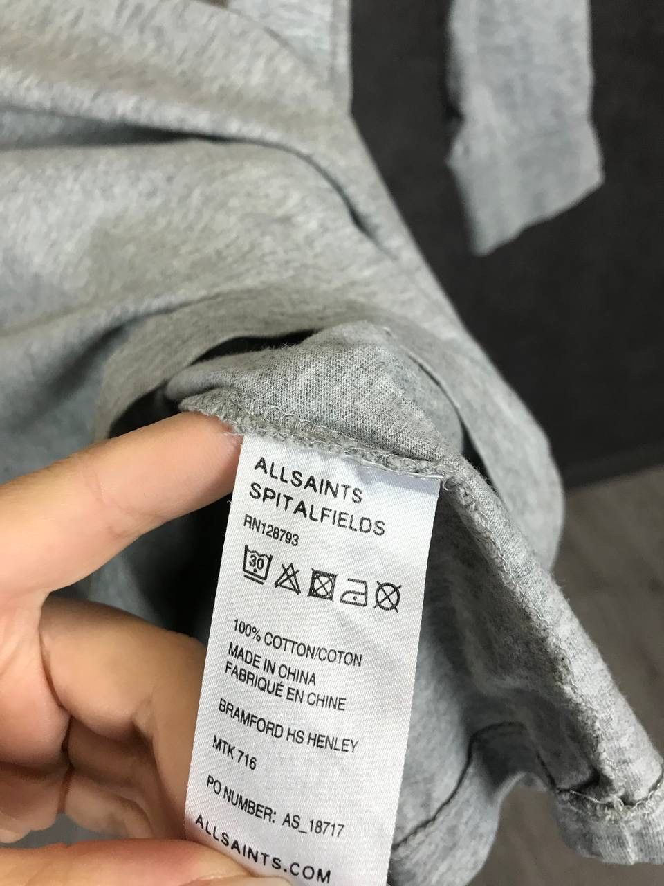 Allsaints × Vintage Allsaints luxury streetwear 3/4 longsleeve Size US M / EU 48-50 / 2 - 4 Thumbnail
