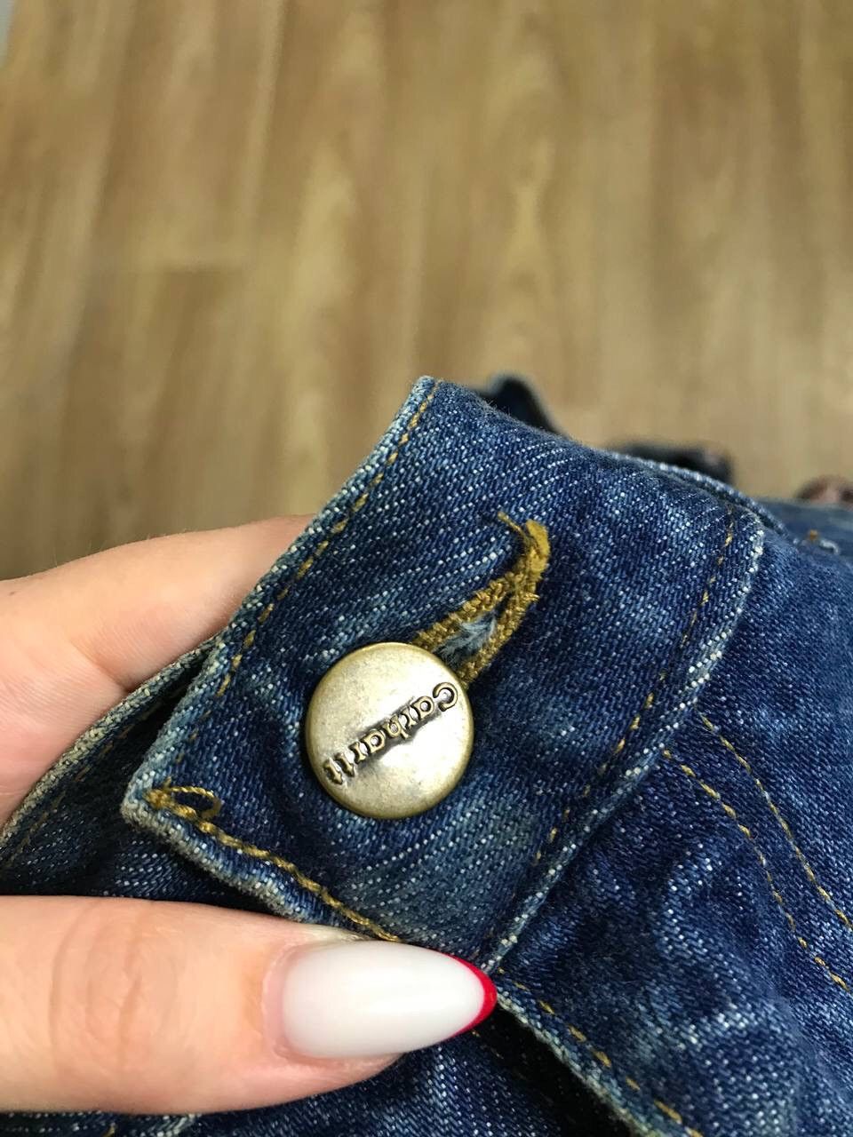 Carhartt × Vintage Carhartt vintage streetwear work denim jeans Size US 33 - 5 Thumbnail