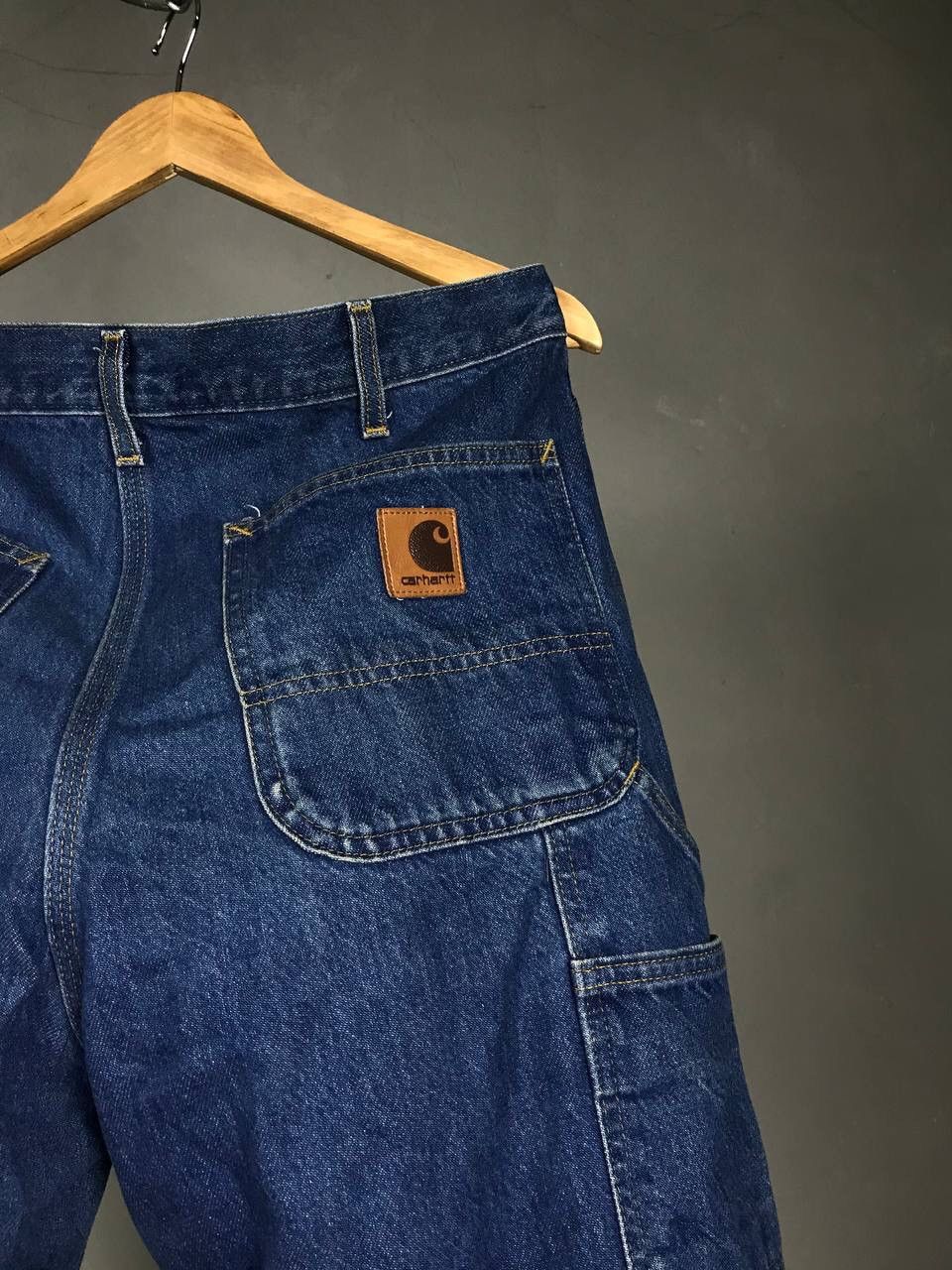 Carhartt × Vintage Carhartt vintage streetwear work denim jeans Size US 33 - 8 Thumbnail