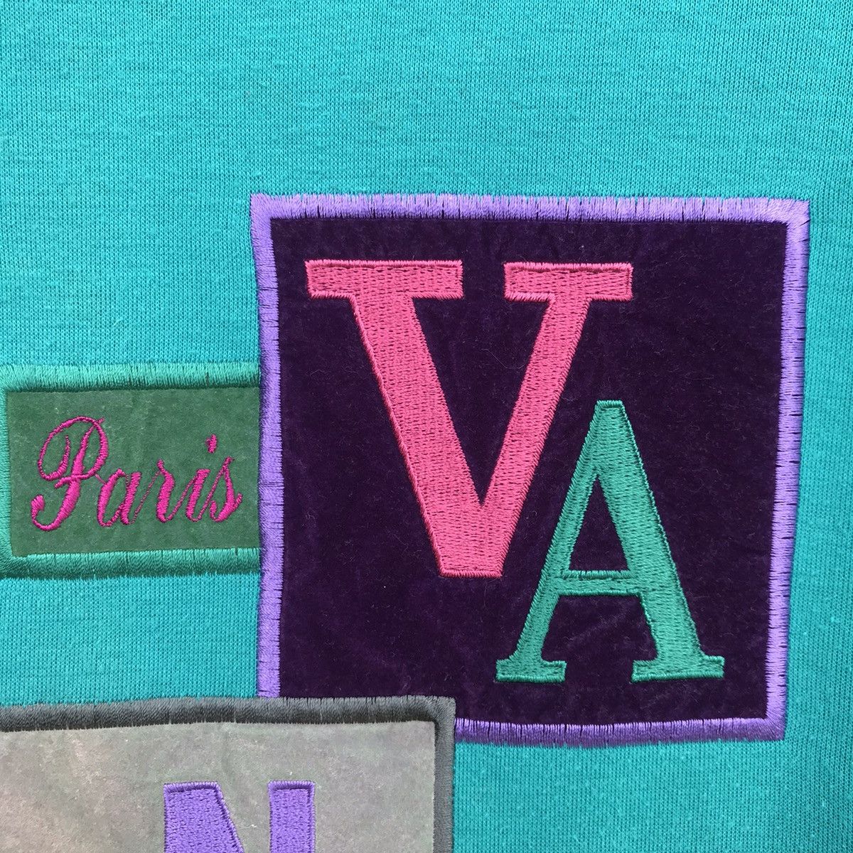 Vintage Designer Andre Valentino Paris Embroidery Logo Sweatshirt Size US M / EU 48-50 / 2 - 5 Thumbnail