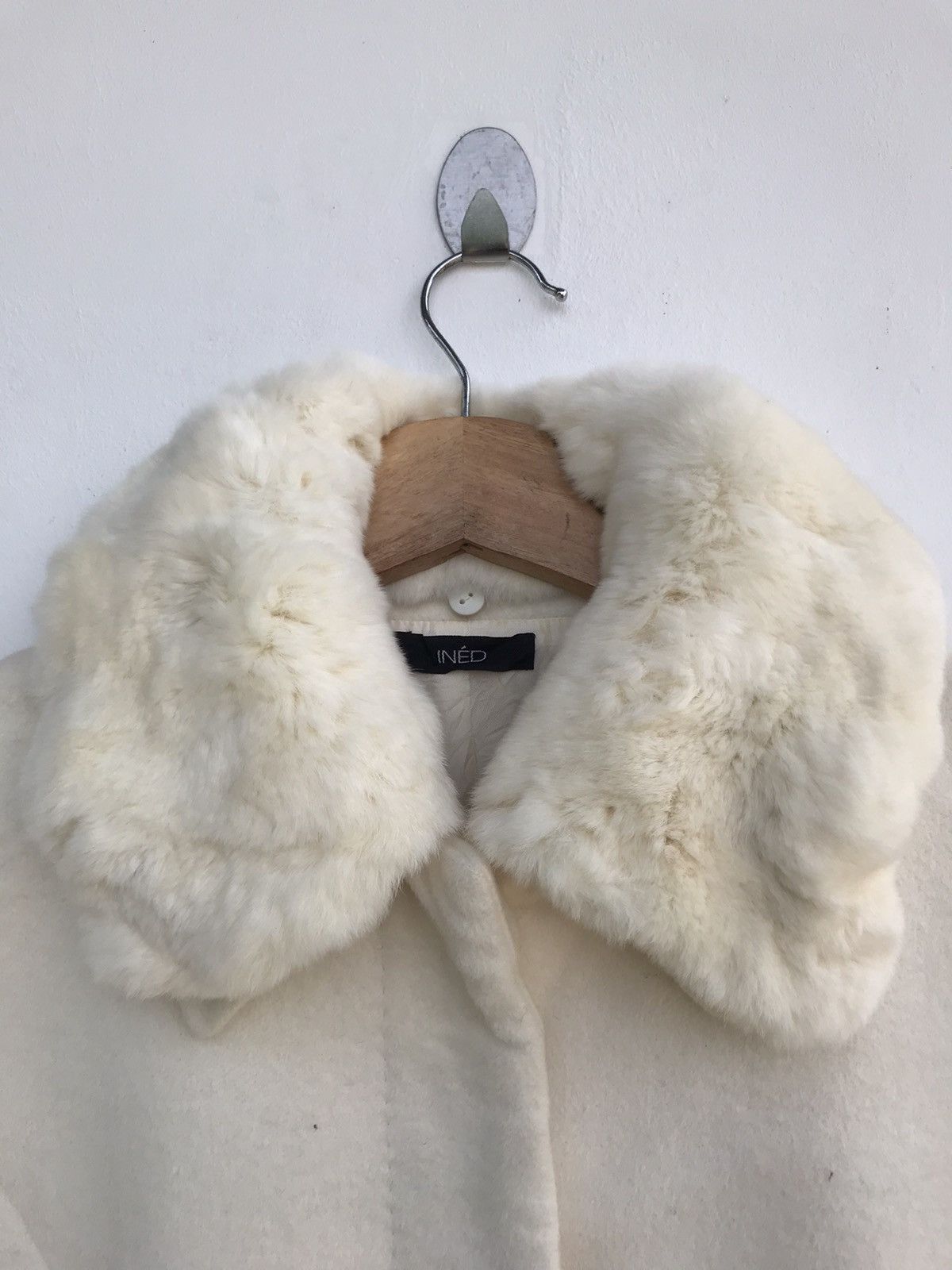 Designer × Japanese Brand × Yohji Yamamoto INED Yohji Yamamoto Angora Wool Fur Jacket Size S / US 4 / IT 40 - 5 Thumbnail