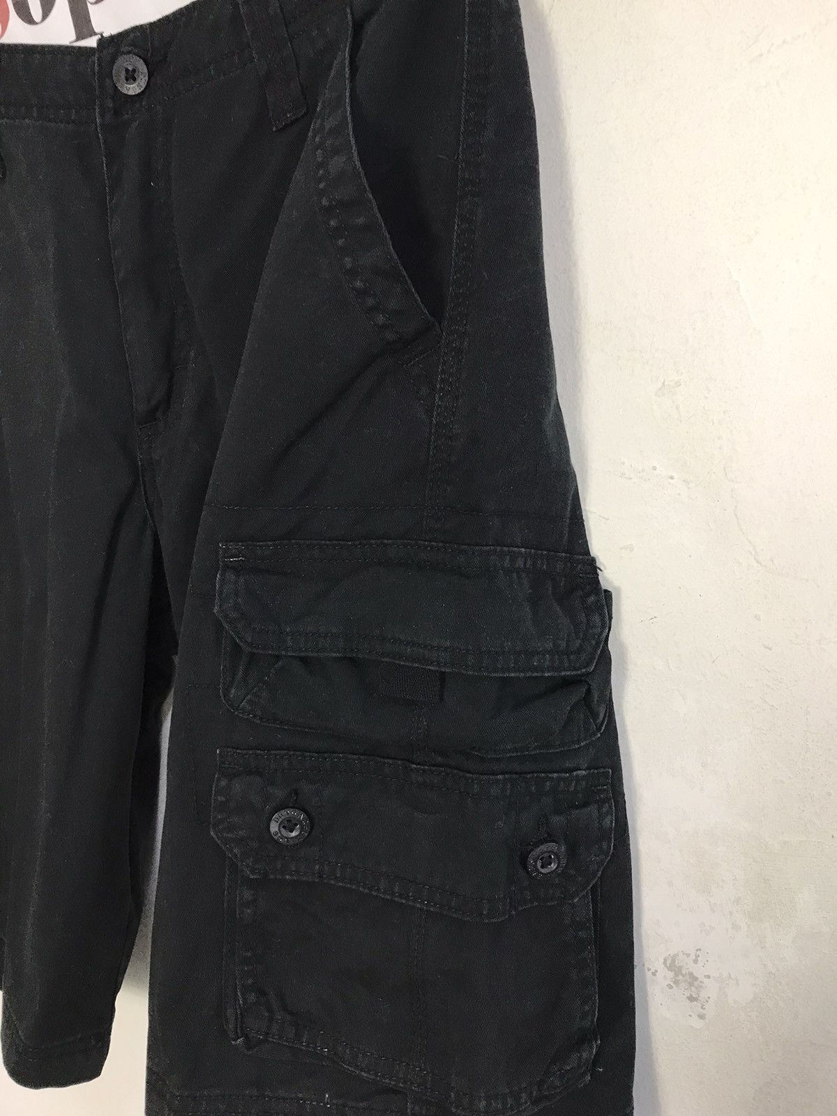 Lee × Vintage Vtg Short Pants Workwear Lee Dungarees Multi Pocket Zipper Size US 30 / EU 46 - 5 Thumbnail