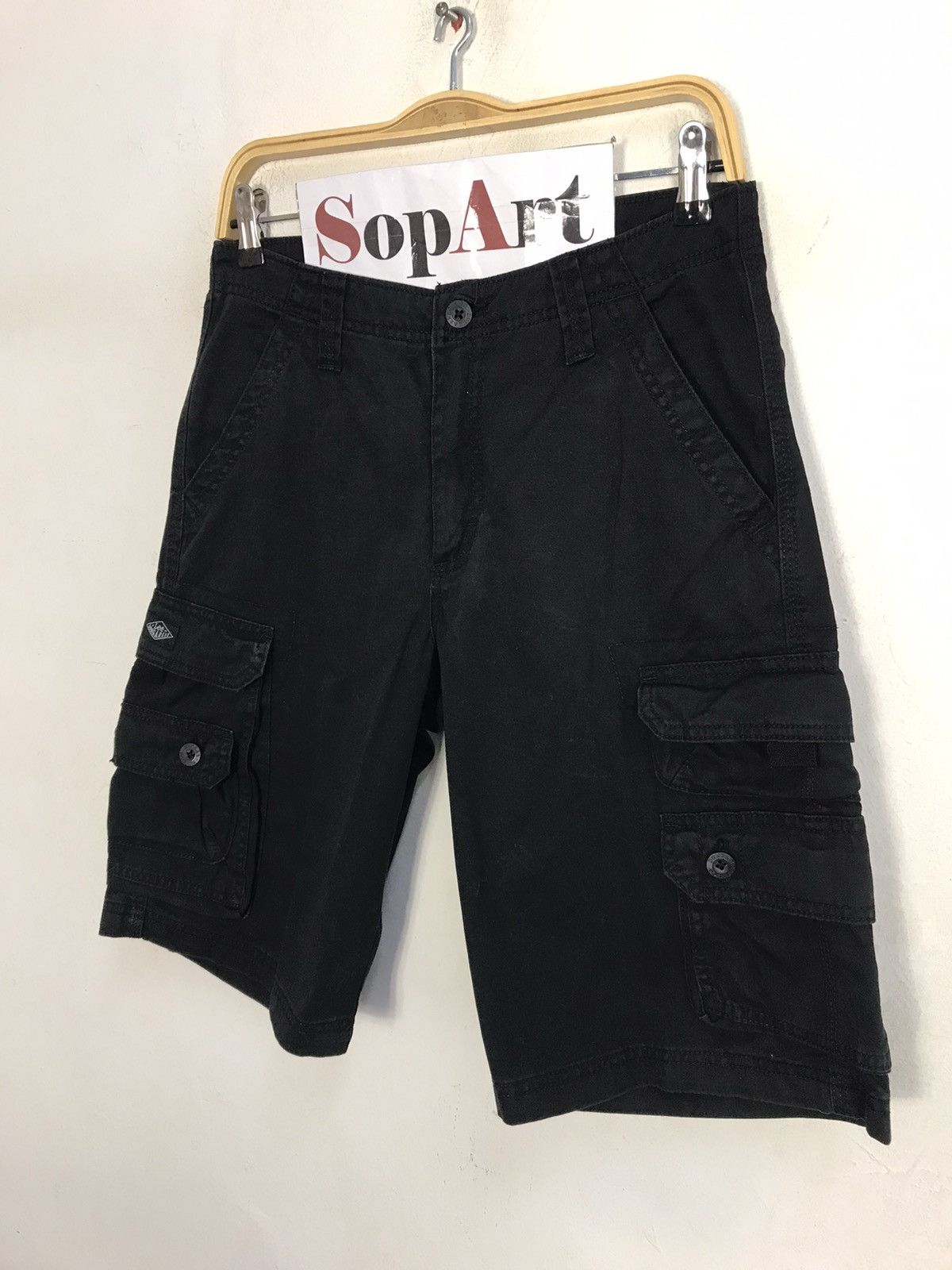 Lee × Vintage Vtg Short Pants Workwear Lee Dungarees Multi Pocket Zipper Size US 30 / EU 46 - 4 Thumbnail