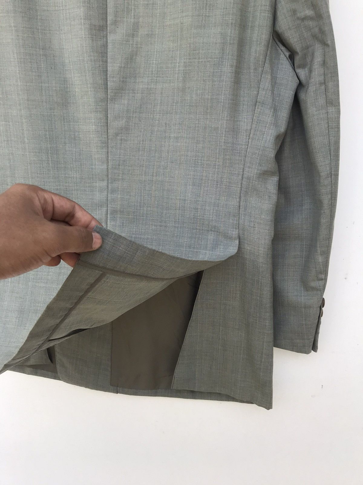 Burberry Vintage Burberry Double Breasted Suit Jacket Size US M / EU 48-50 / 2 - 12 Thumbnail