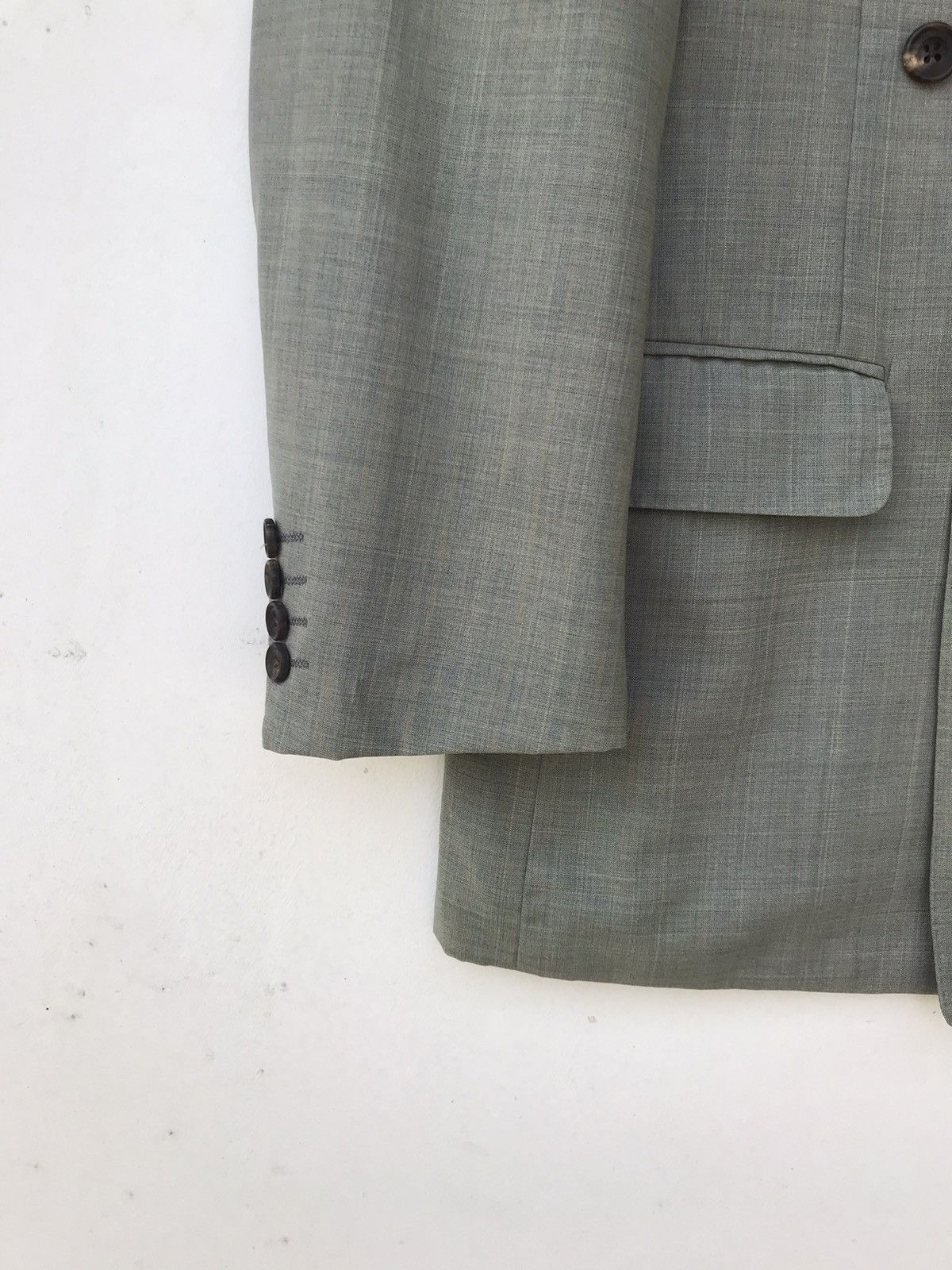 Burberry Vintage Burberry Double Breasted Suit Jacket Size US M / EU 48-50 / 2 - 8 Thumbnail