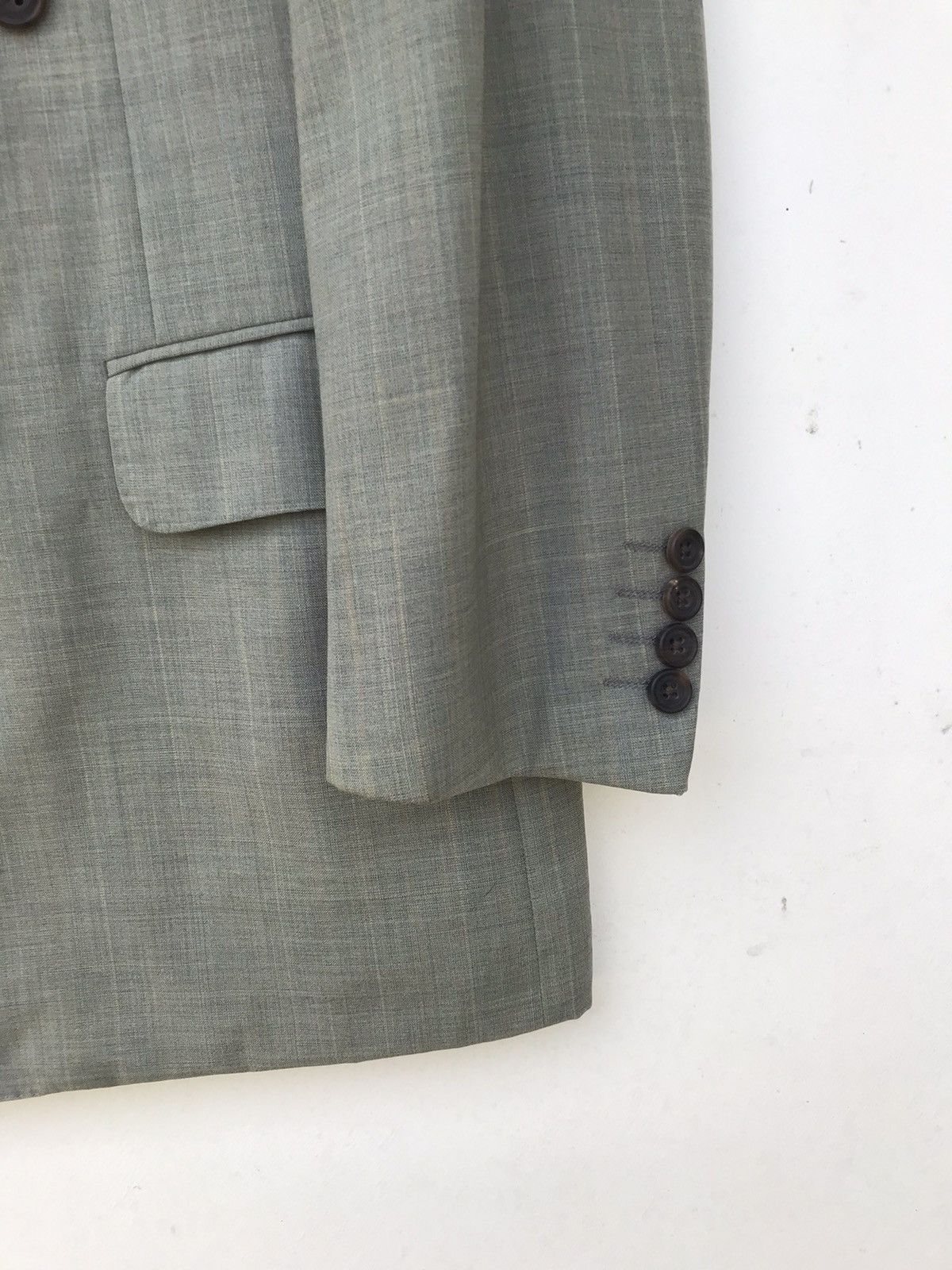 Burberry Vintage Burberry Double Breasted Suit Jacket Size US M / EU 48-50 / 2 - 9 Thumbnail