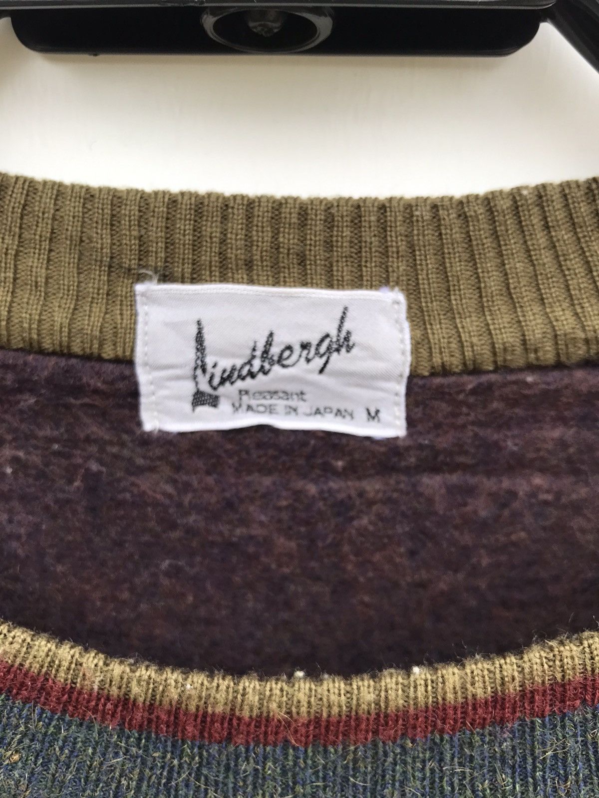 Lindbergh × Vintage Rare Lindbergh Japan Knit Sweater - Vintage Hunting Scene Size US S / EU 44-46 / 1 - 2 Thumbnail
