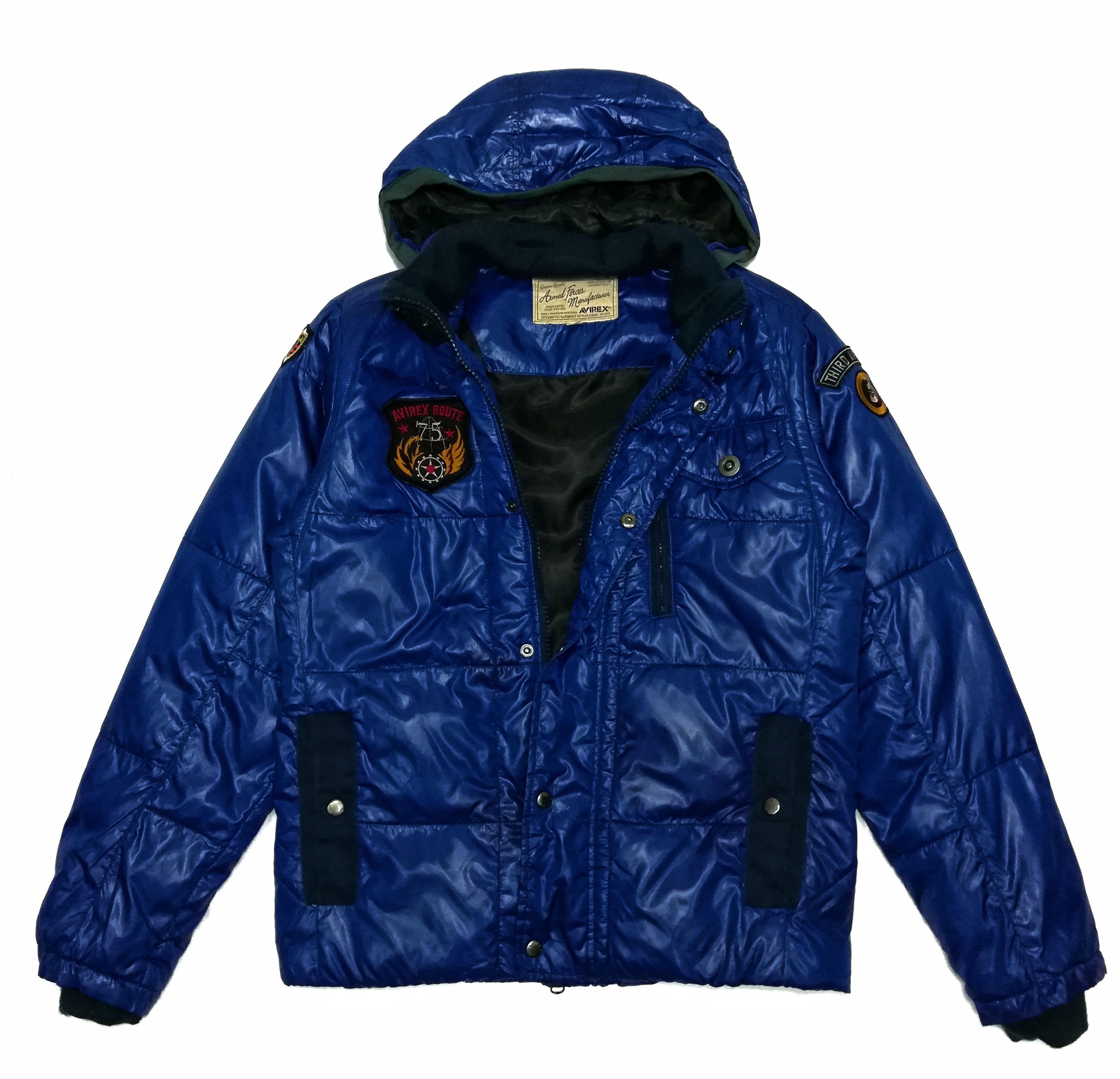 Avirex 🔥Avirex Third Air Force Aero Service Blue Puffer Jacket🔥 Size US M / EU 48-50 / 2 - 5 Thumbnail