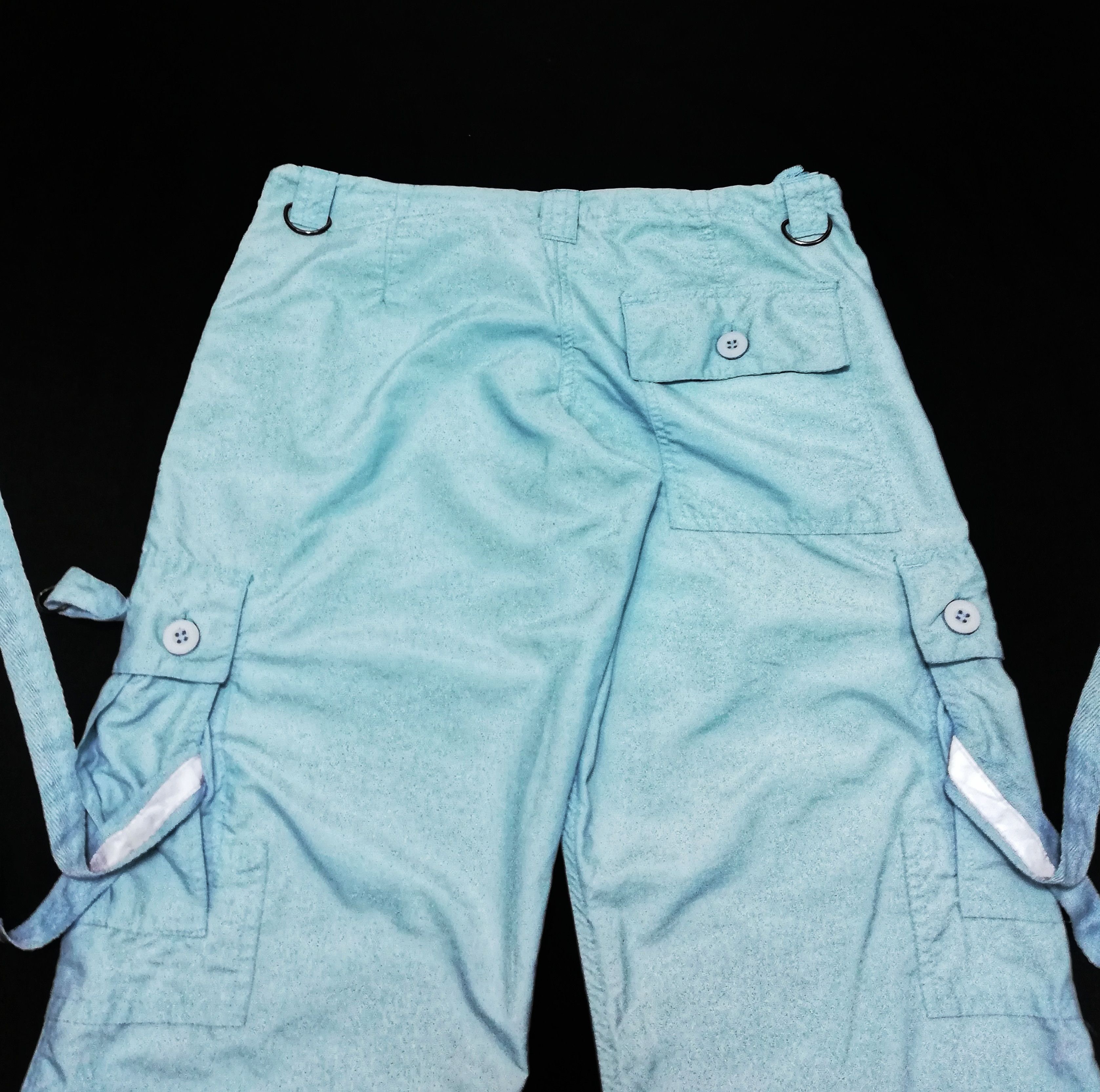 Japanese Brand 🔥UFO Japanese Cargo Drawstring Bondage Parachute Pants🔥 Size US 29 - 13 Thumbnail