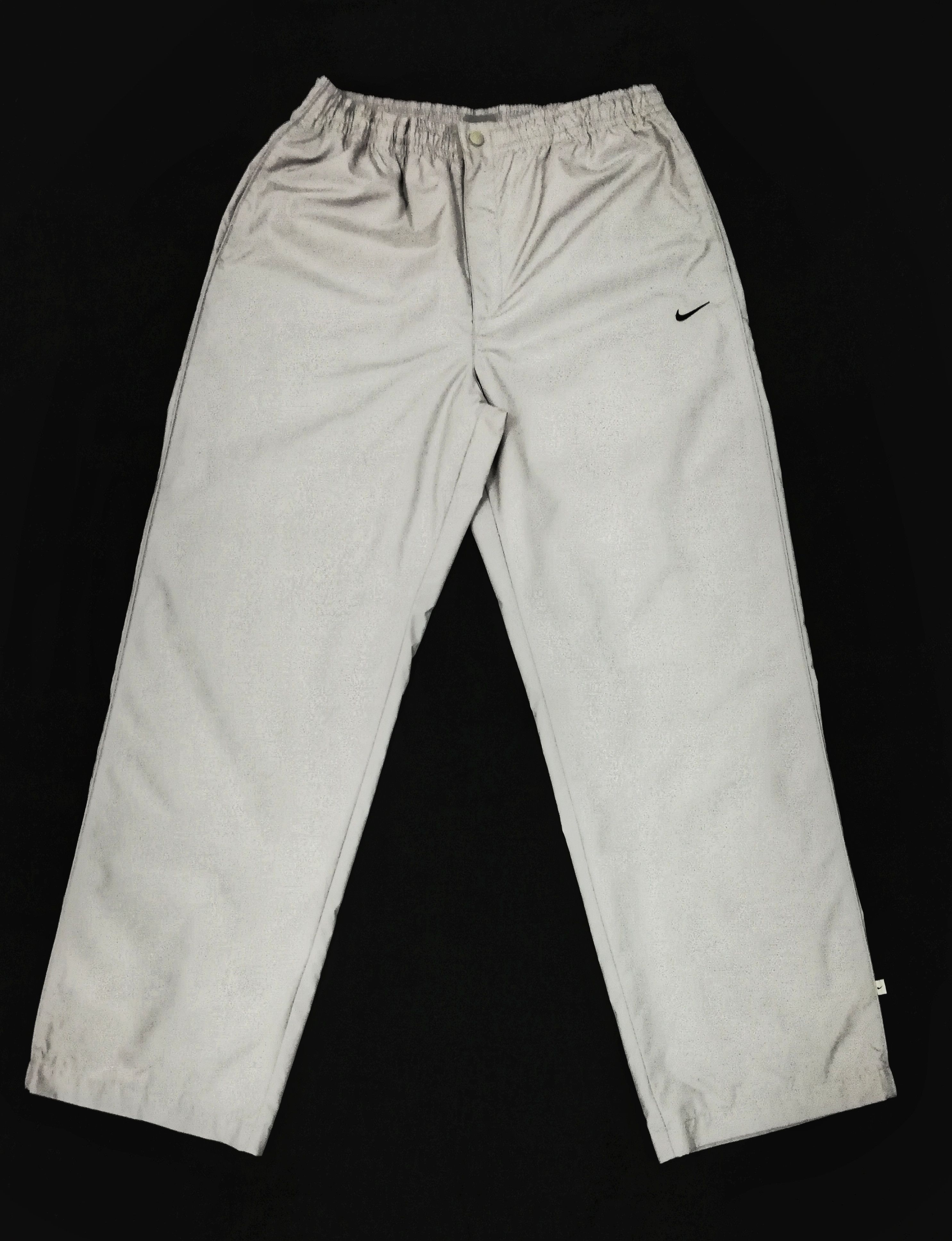 Nike × Vintage 🔥Nike Polyester / Nylon Tracksuit Grey Pants Crazy🔥 Size US 36 / EU 52 - 2 Thumbnail