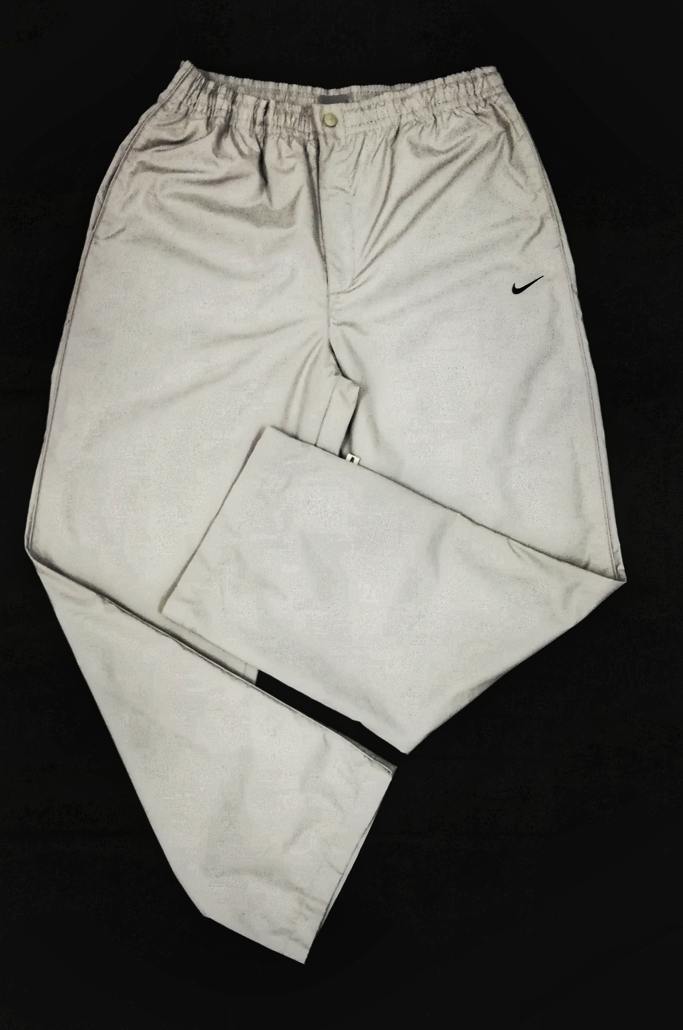 Nike × Vintage 🔥Nike Polyester / Nylon Tracksuit Grey Pants Crazy🔥 Size US 36 / EU 52 - 1 Thumbnail
