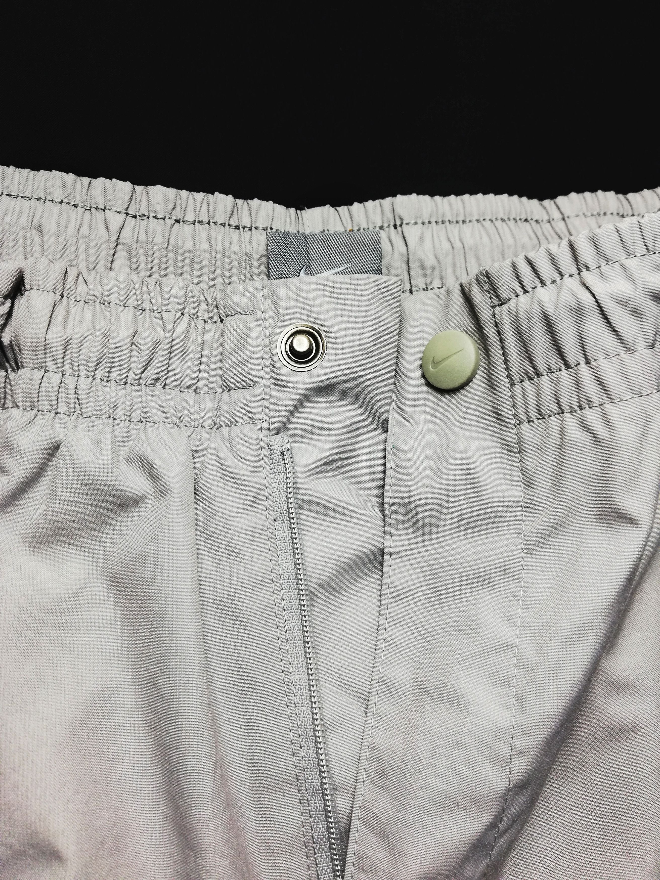 Nike × Vintage 🔥Nike Polyester / Nylon Tracksuit Grey Pants Crazy🔥 Size US 36 / EU 52 - 9 Thumbnail