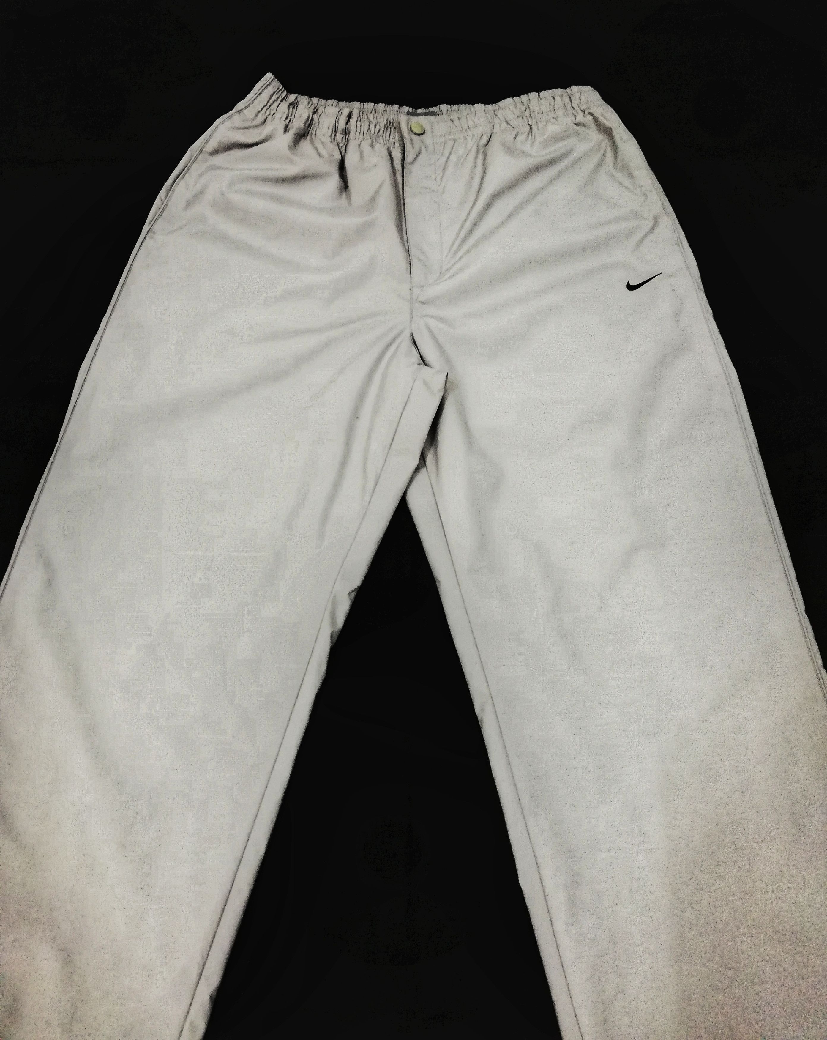 Nike × Vintage 🔥Nike Polyester / Nylon Tracksuit Grey Pants Crazy🔥 Size US 36 / EU 52 - 3 Thumbnail