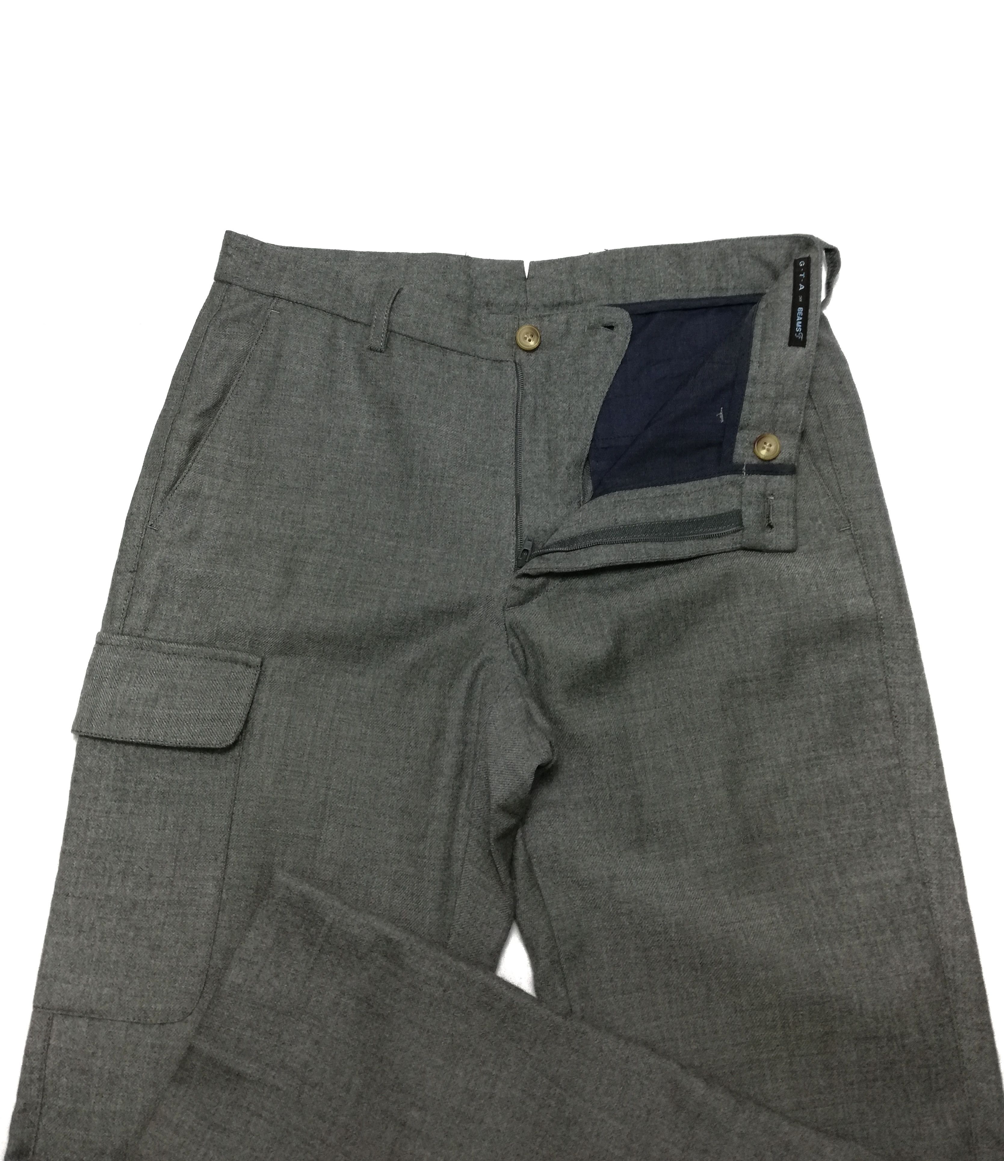 Beams Plus 🔥G.T.A Per Beams Cargo Lana Wool Casual Trousers Pants🔥 Size US 29 - 4 Thumbnail