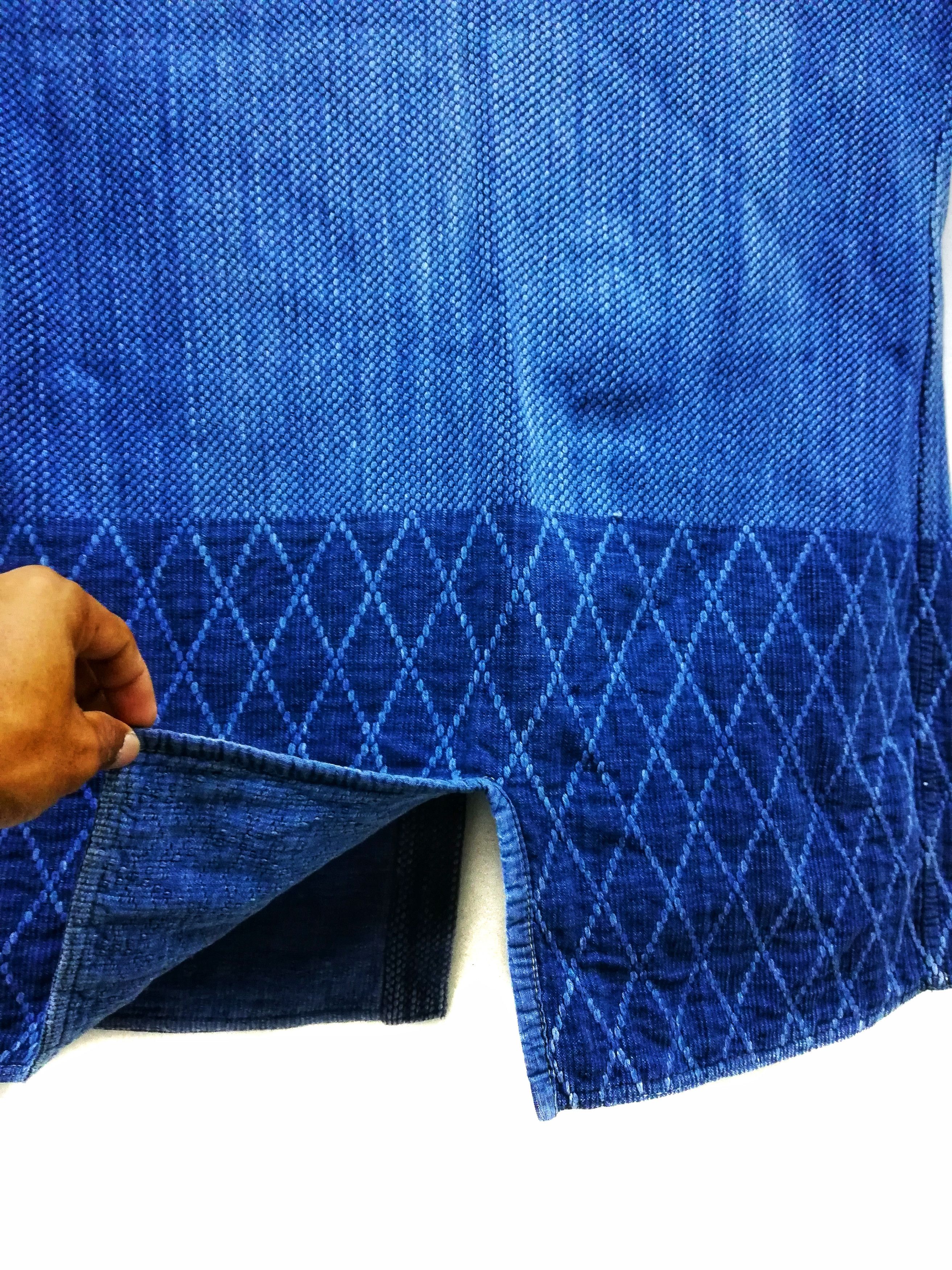 Art Comes First × Indigo × Japanese Brand 🔥Style Kapital Dyed Woven Cotton Drawstrings Kimono🔥 Size US S / EU 44-46 / 1 - 5 Thumbnail