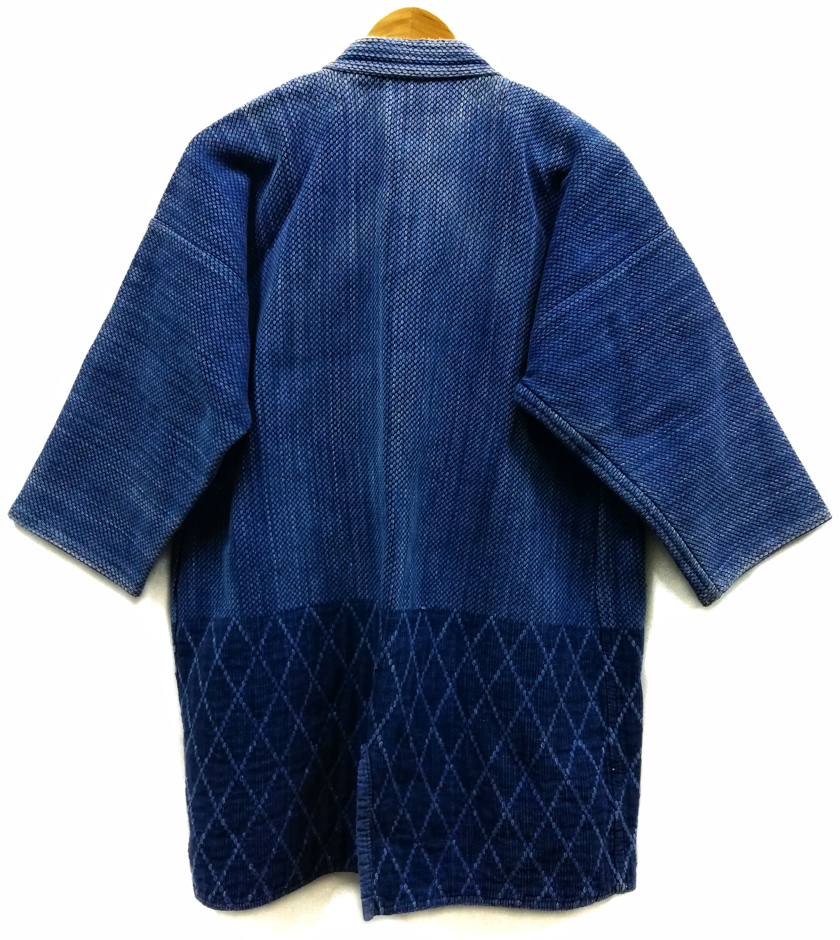 Art Comes First × Indigo × Japanese Brand 🔥Style Kapital Dyed Woven Cotton Drawstrings Kimono🔥 Size US S / EU 44-46 / 1 - 8 Thumbnail