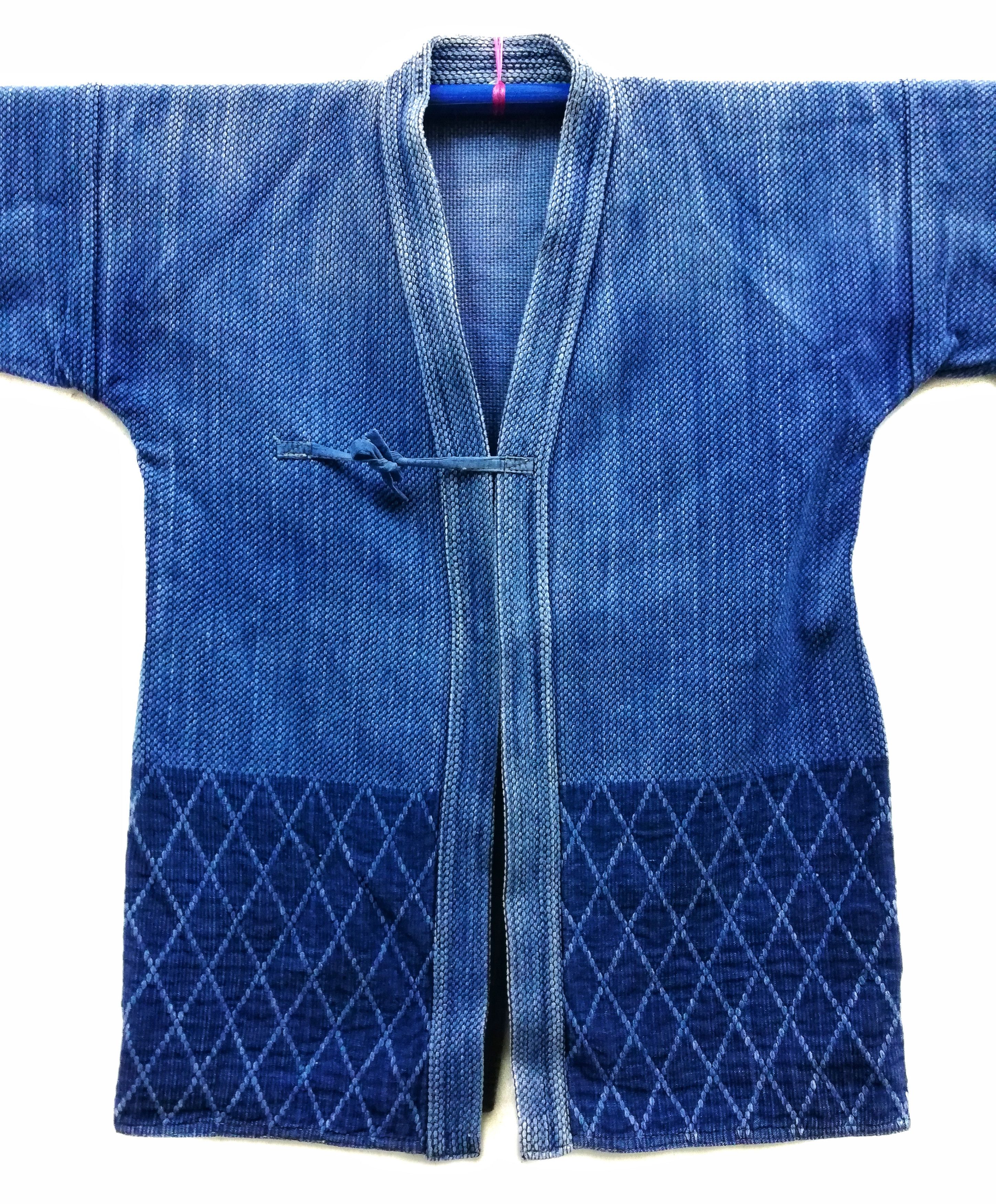 Art Comes First × Indigo × Japanese Brand 🔥Style Kapital Dyed Woven Cotton Drawstrings Kimono🔥 Size US S / EU 44-46 / 1 - 2 Thumbnail