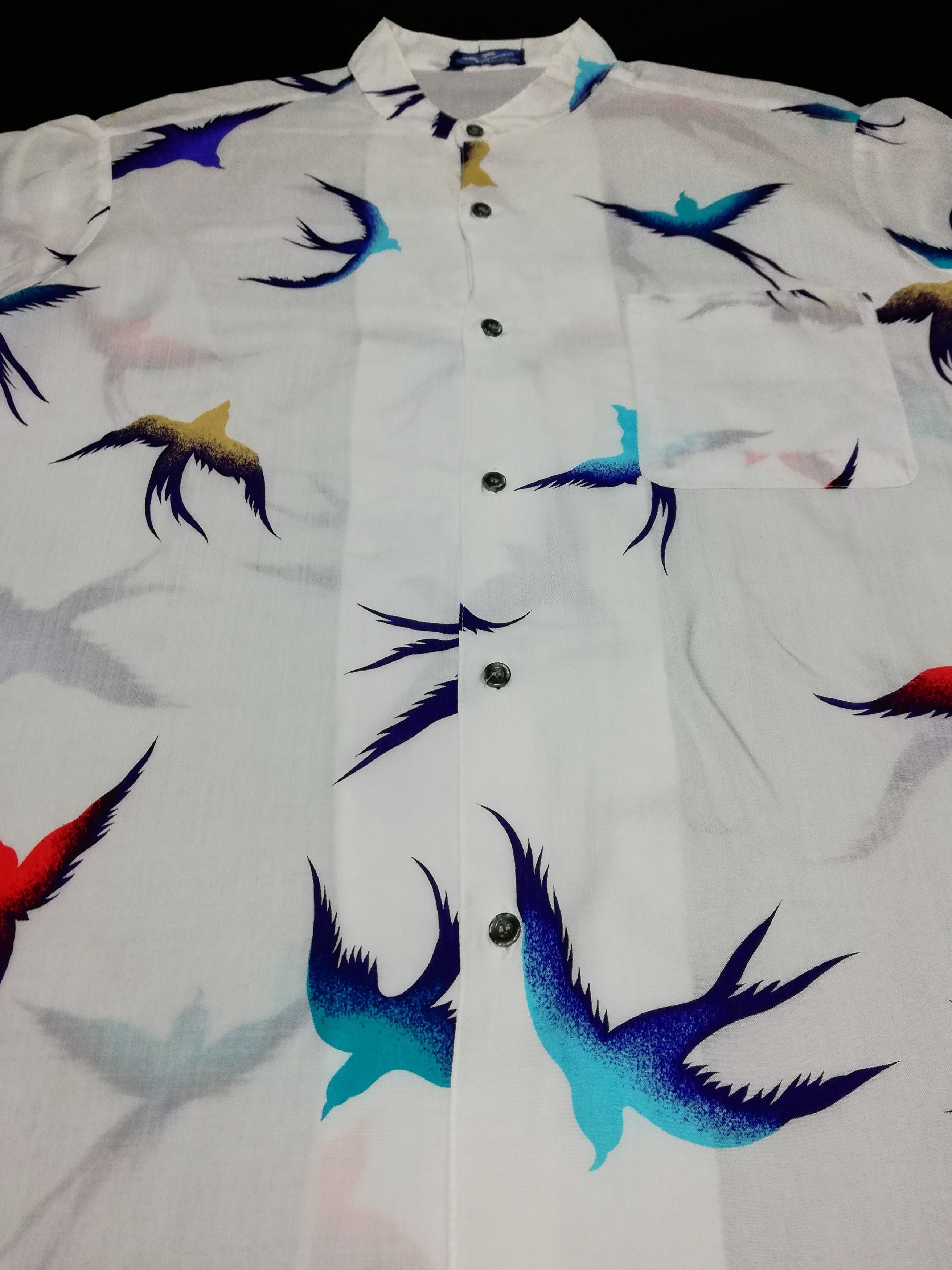 Art Comes First 🔥By Offroad Holiday Full Print The Swallow Hawaiian Shirt Size US M / EU 48-50 / 2 - 4 Thumbnail