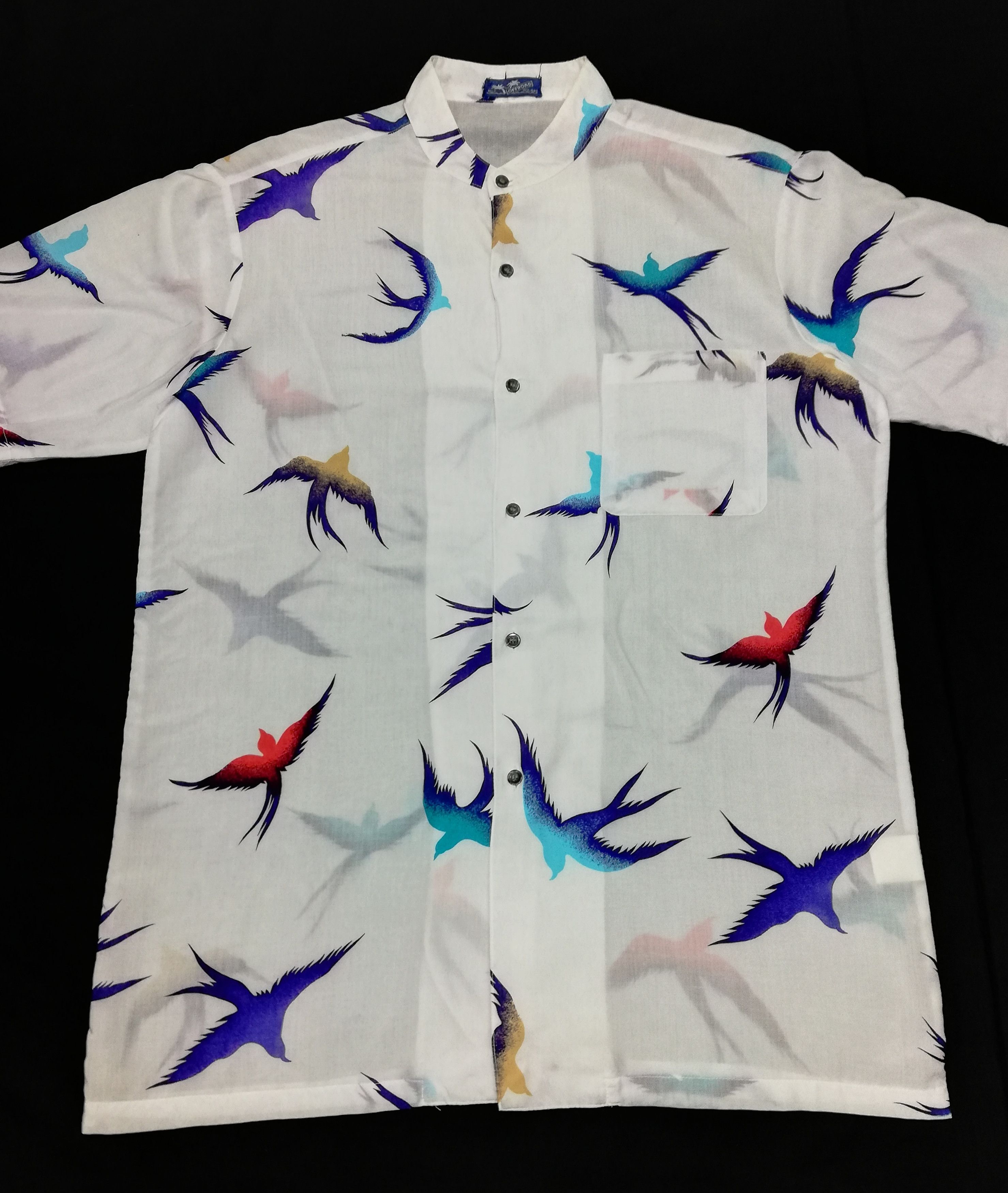 Art Comes First 🔥By Offroad Holiday Full Print The Swallow Hawaiian Shirt Size US M / EU 48-50 / 2 - 2 Thumbnail