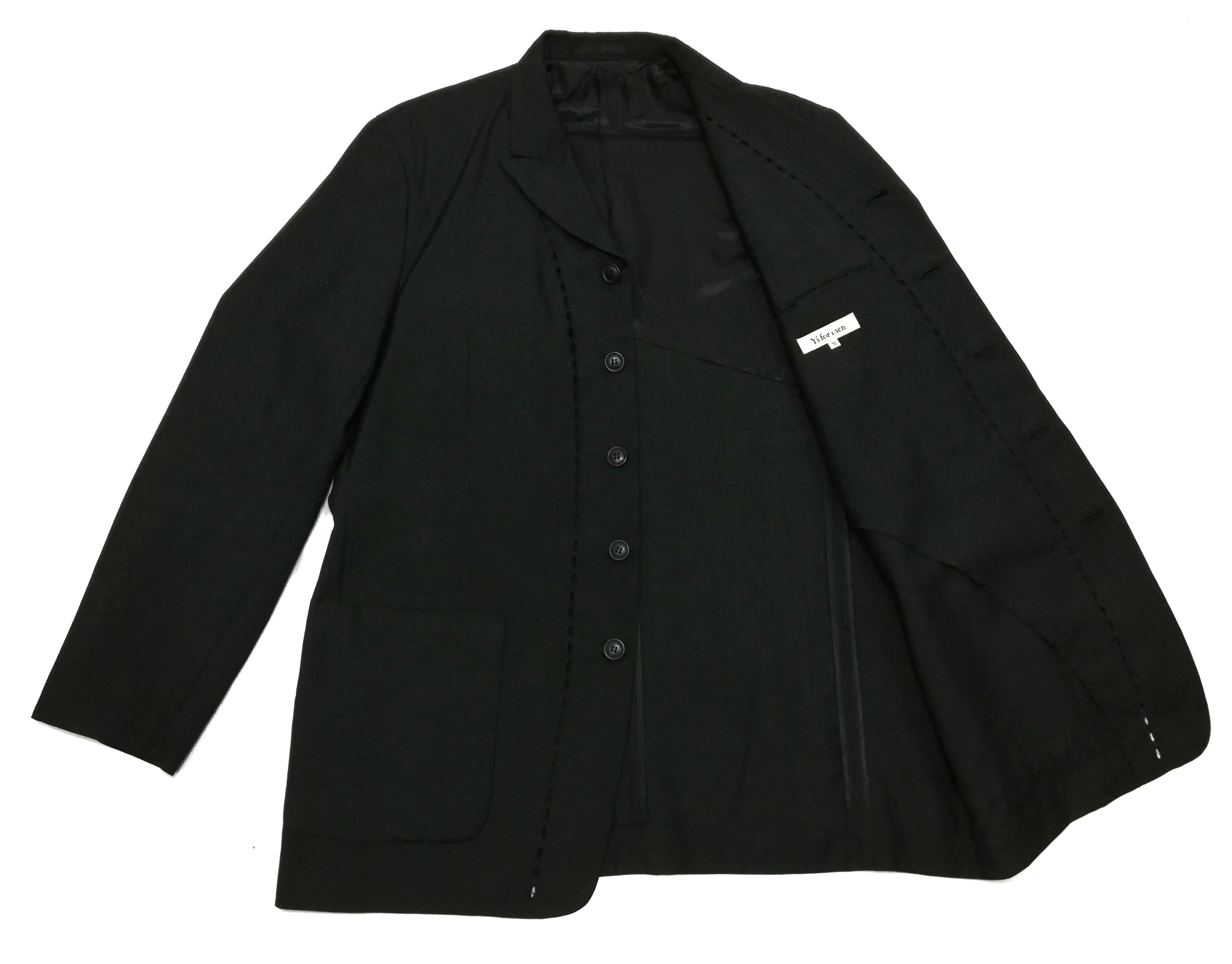 Y's for Men 🔥Archival Legendary Y's Boiled Polyester / Wool Exclusive Size US M / EU 48-50 / 2 - 1 Thumbnail