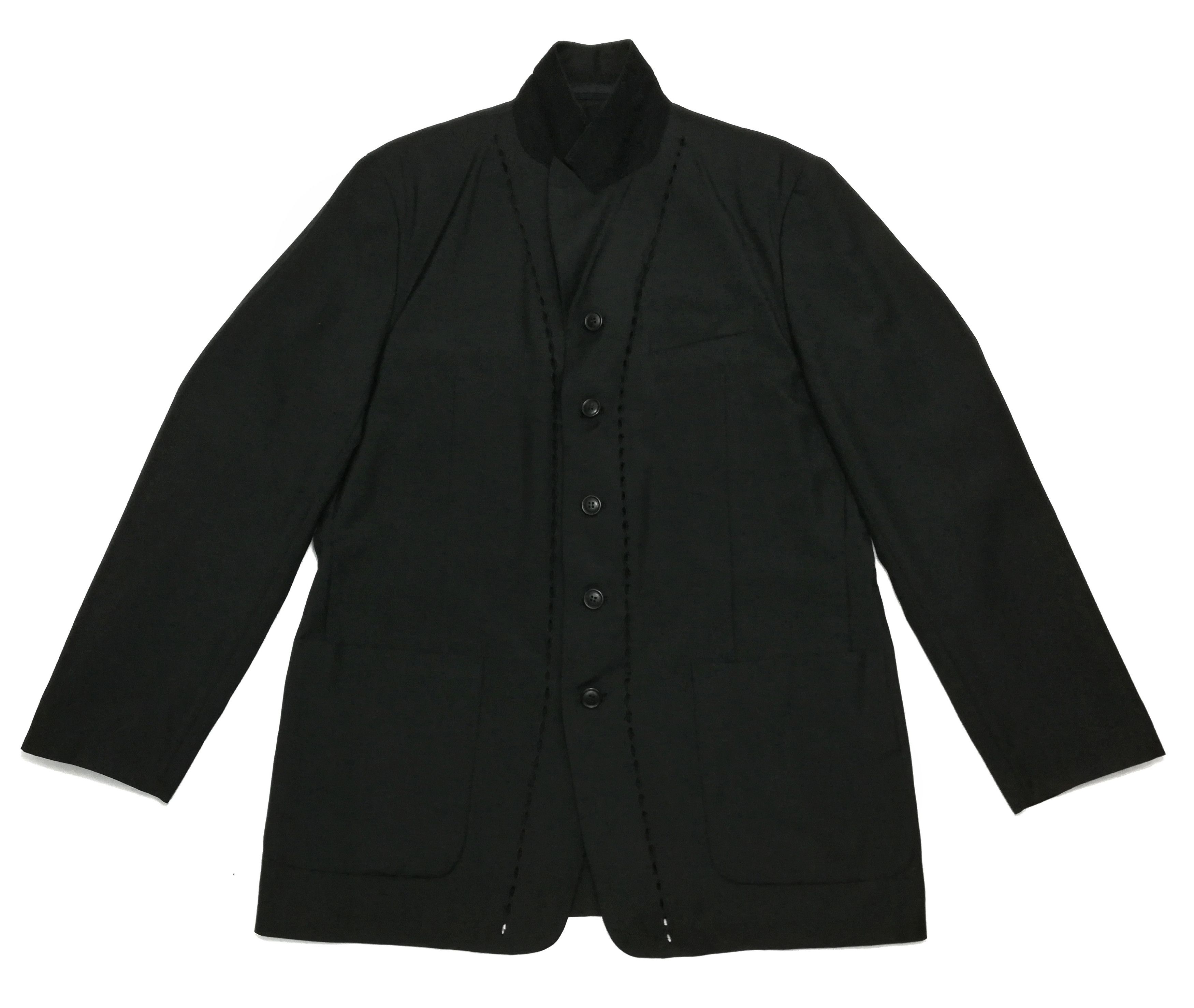 Y's for Men 🔥Archival Legendary Y's Boiled Polyester / Wool Exclusive Size US M / EU 48-50 / 2 - 5 Thumbnail