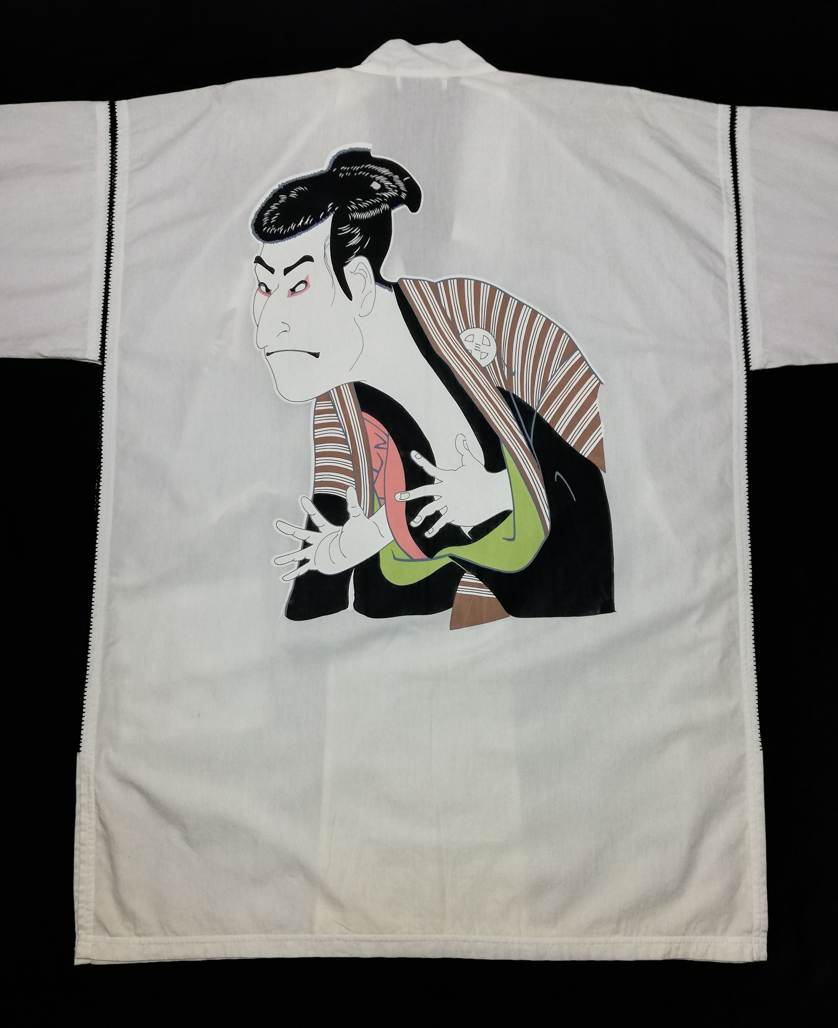 Art Comes First 🔥SUMMER SALE Stunning 80's Sanjuro Traditional Wear Kimono Size US M / EU 48-50 / 2 - 4 Thumbnail