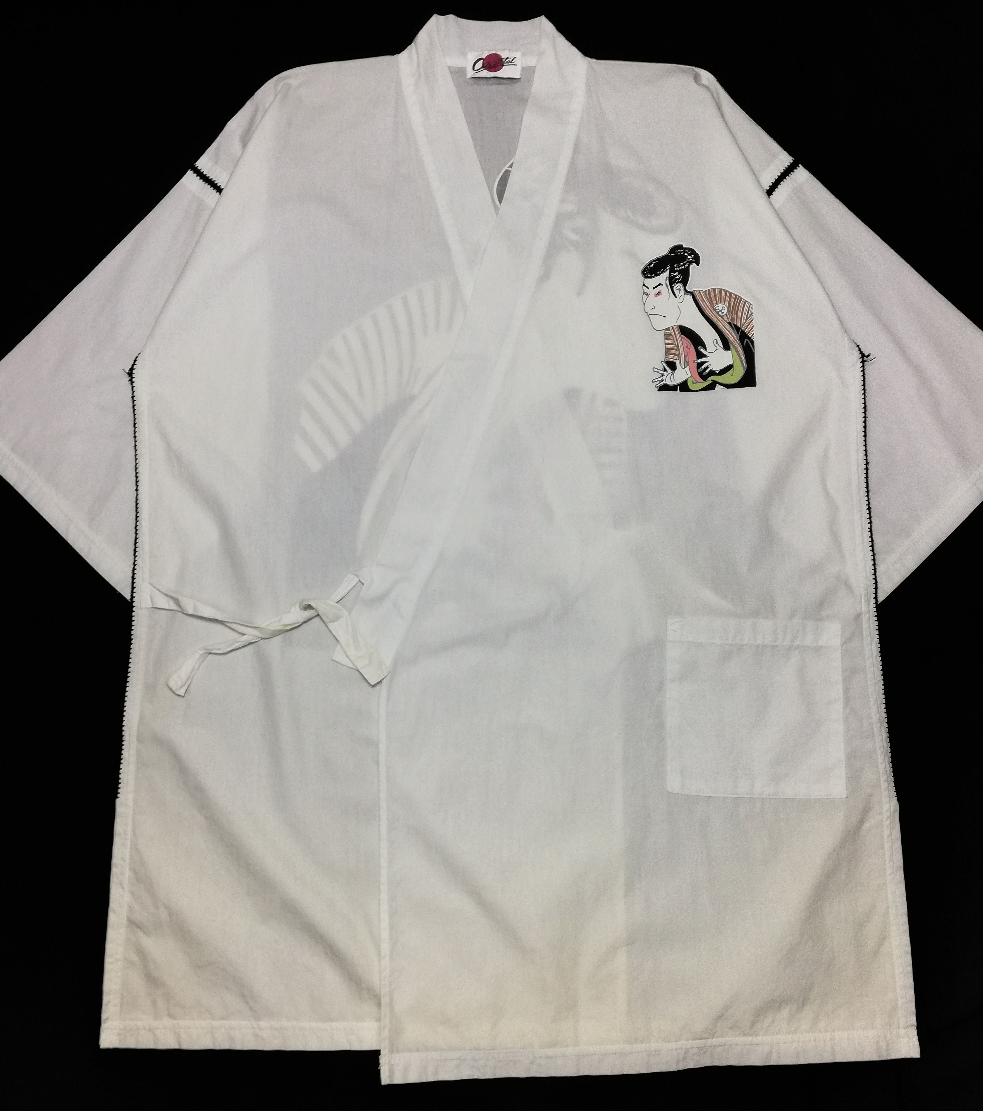 Art Comes First 🔥SUMMER SALE Stunning 80's Sanjuro Traditional Wear Kimono Size US M / EU 48-50 / 2 - 9 Thumbnail