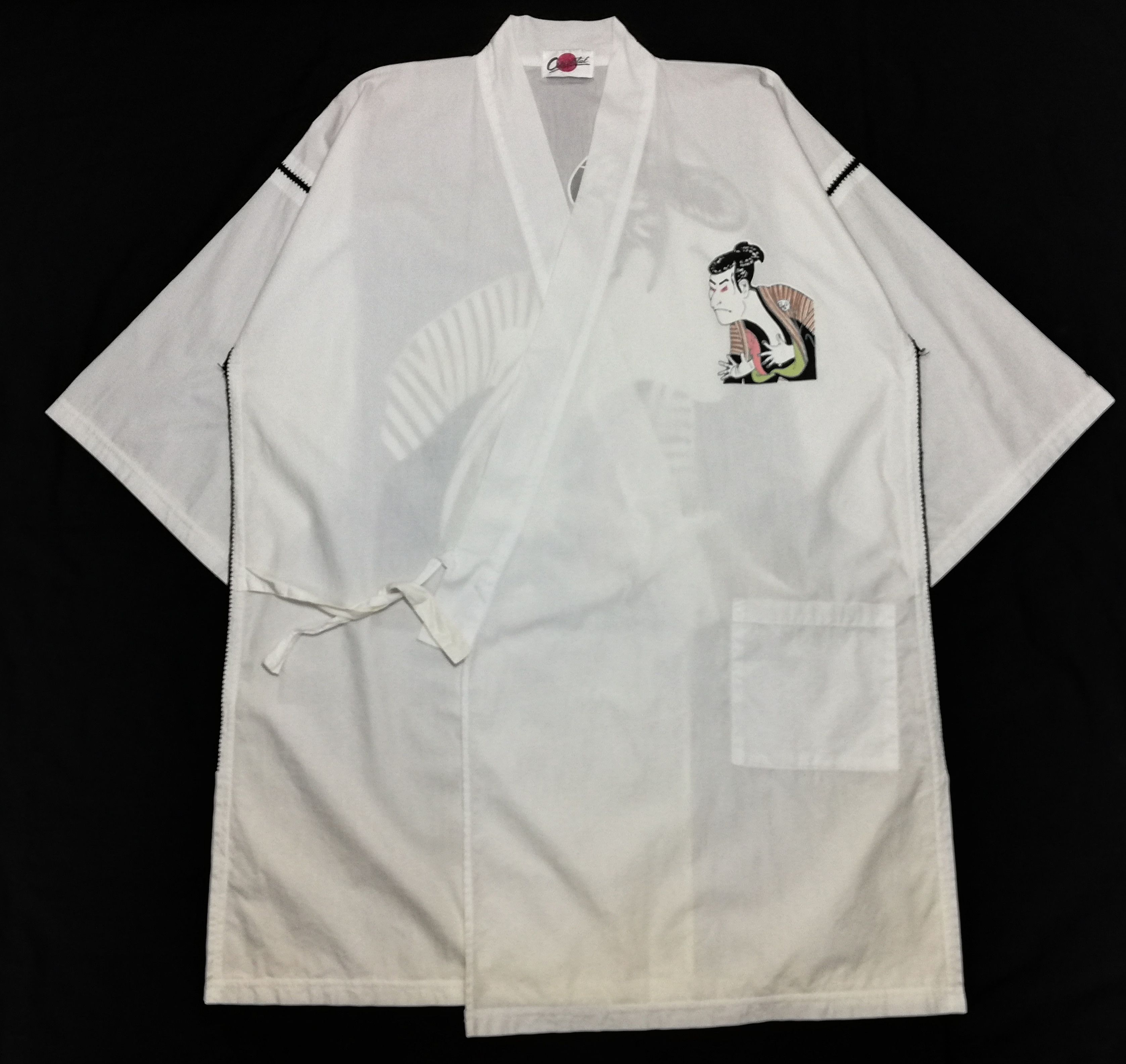 Art Comes First 🔥SUMMER SALE Stunning 80's Sanjuro Traditional Wear Kimono Size US M / EU 48-50 / 2 - 8 Thumbnail